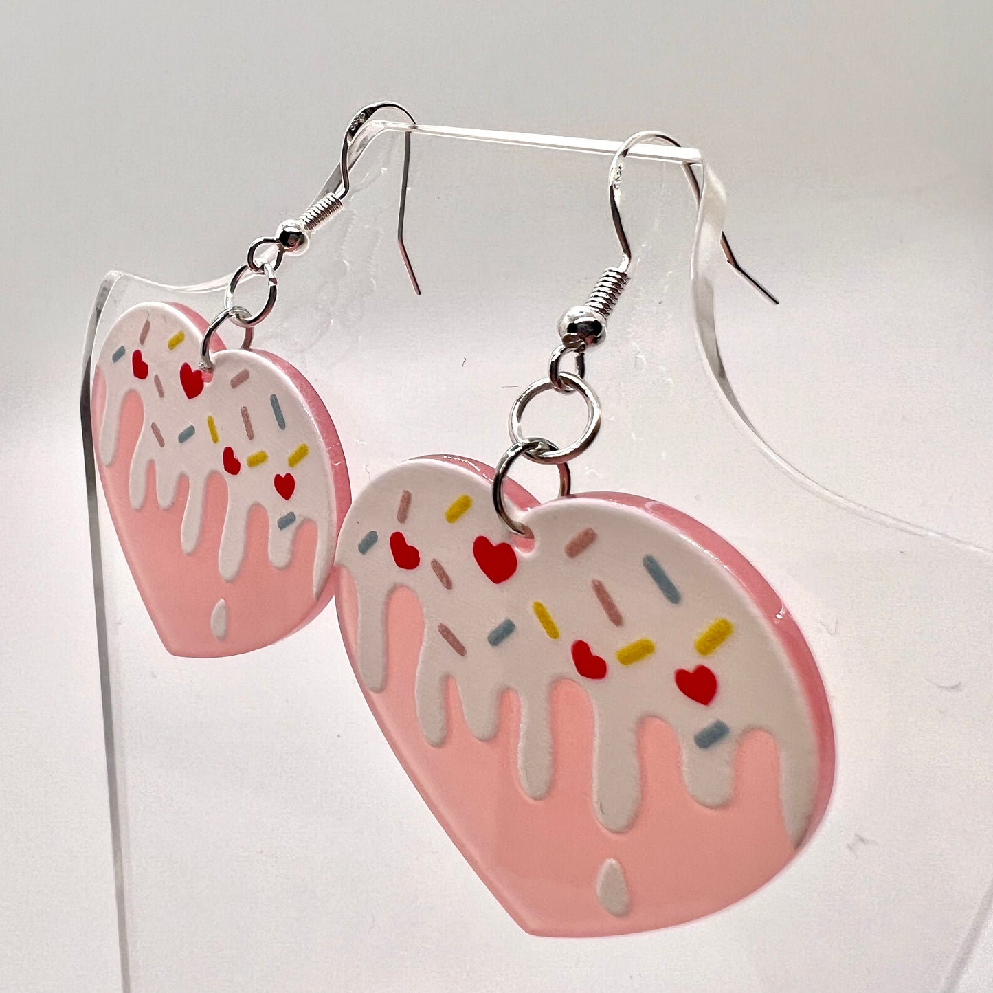 Enid Cupcake Heart Earrings