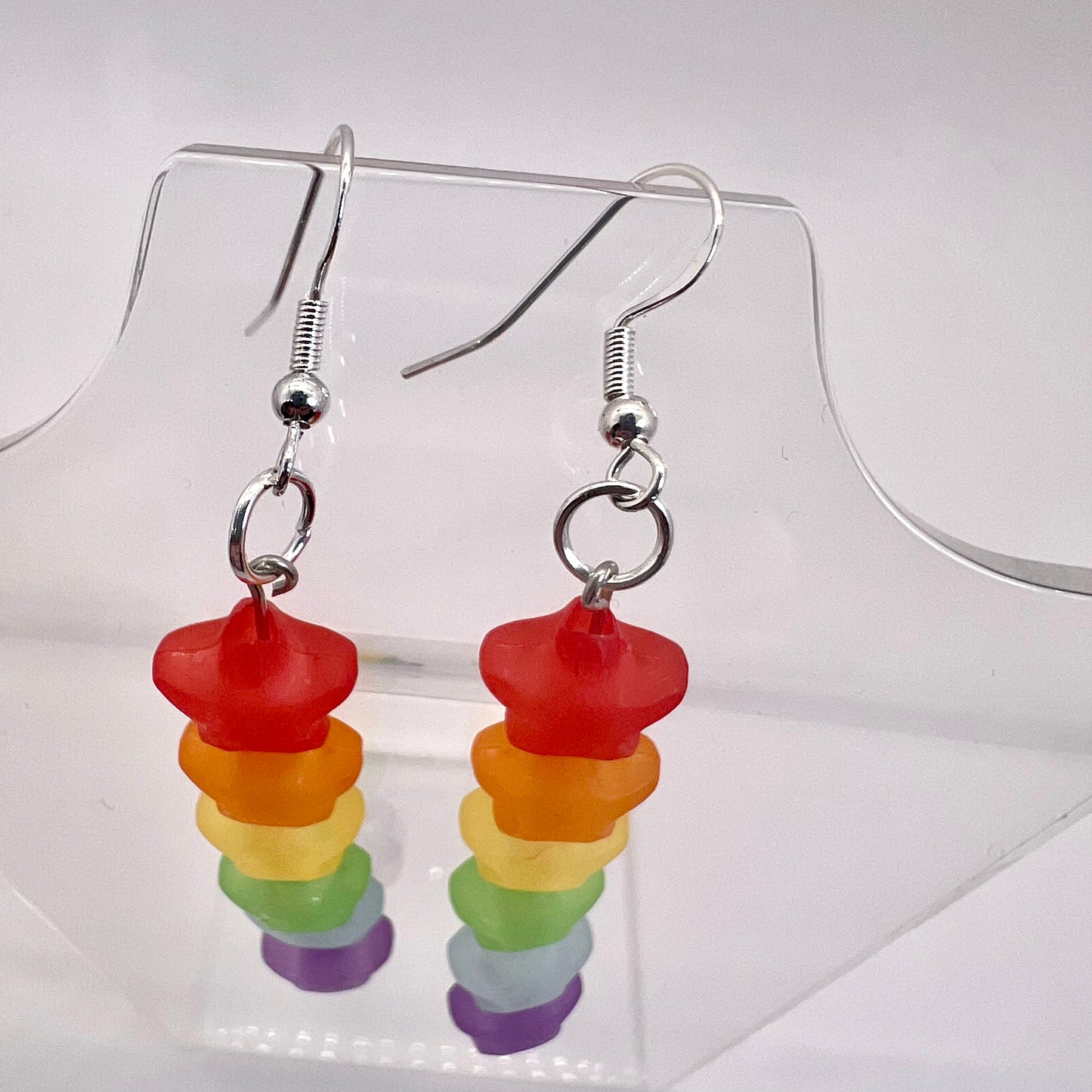 Rainbow Star Earrings