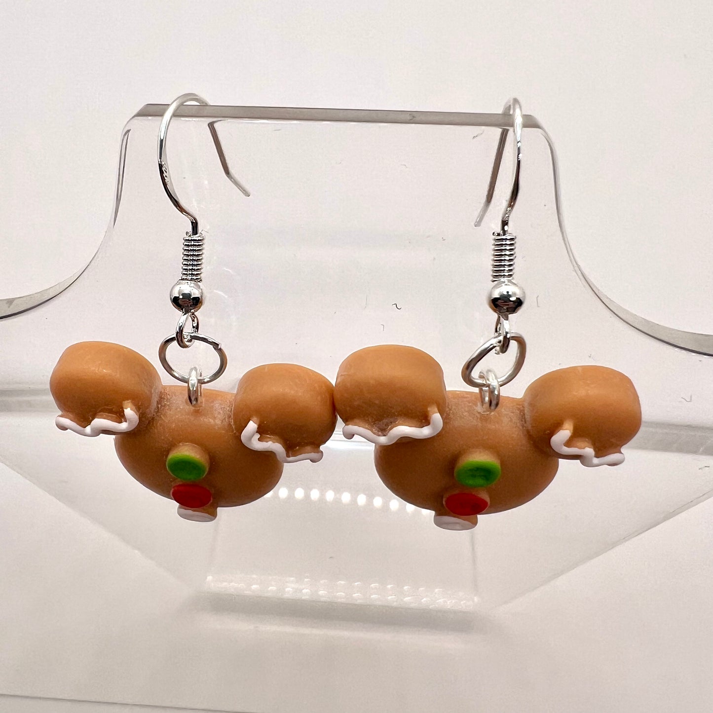 Gingerbread Mickey Earrings
