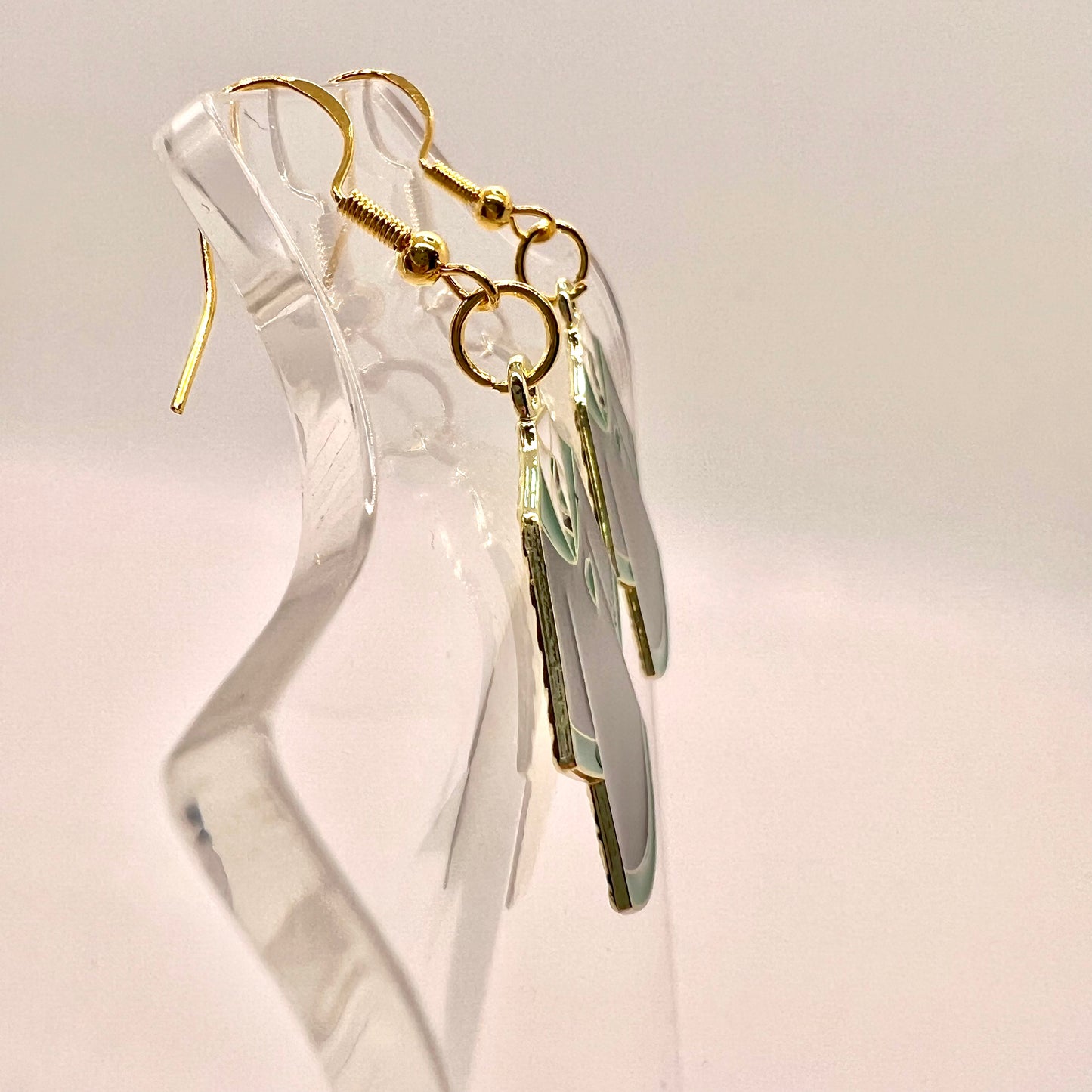 Slytherin Wizard Robe Earrings