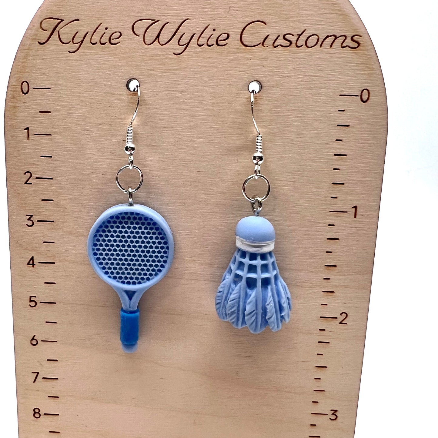 Badminton Birdie Earrings