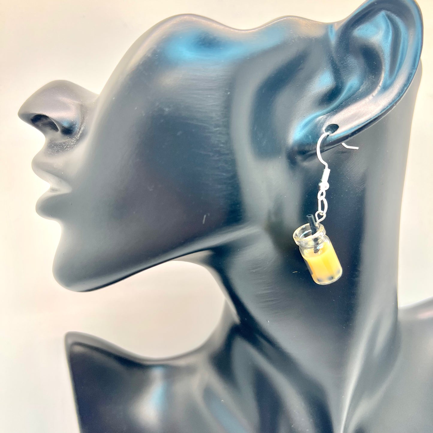 Mini Boba Tea Cup Earrings