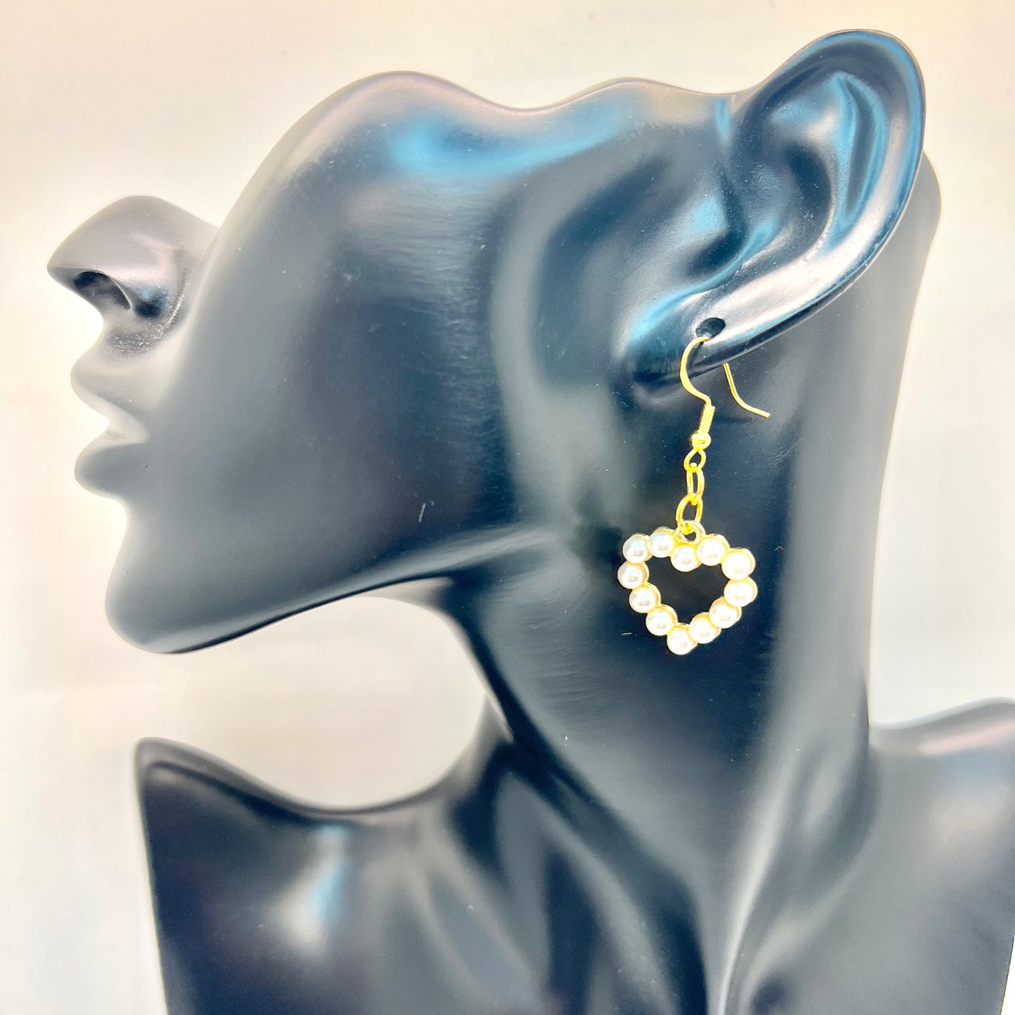 Beaded Heart Earrings