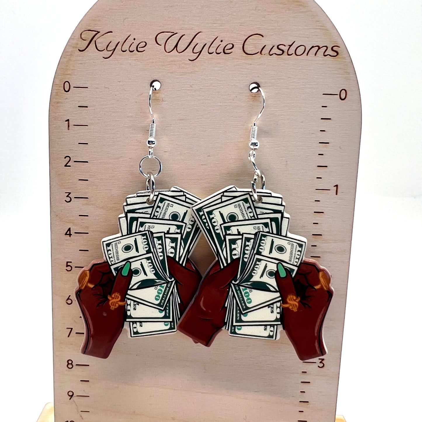 Boss Babe Money Earrings