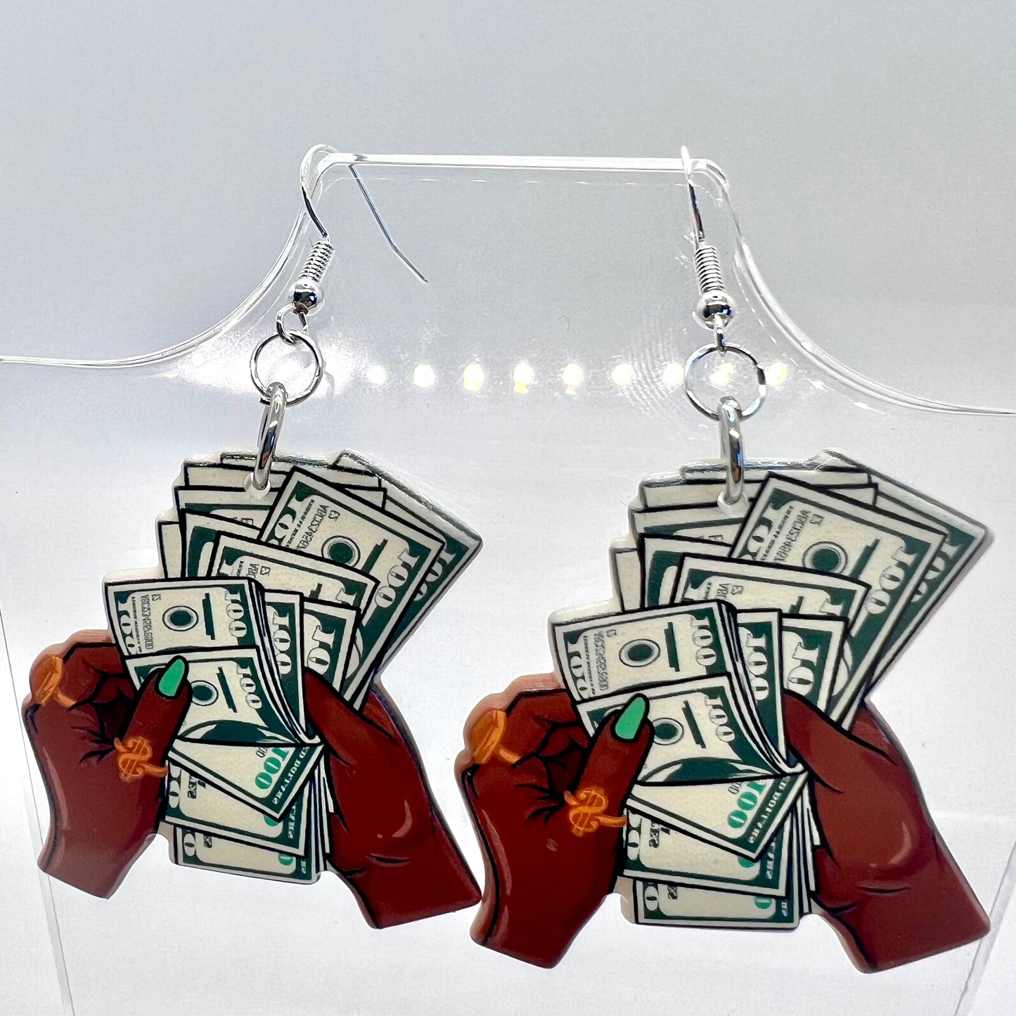 Boss Babe Money Earrings