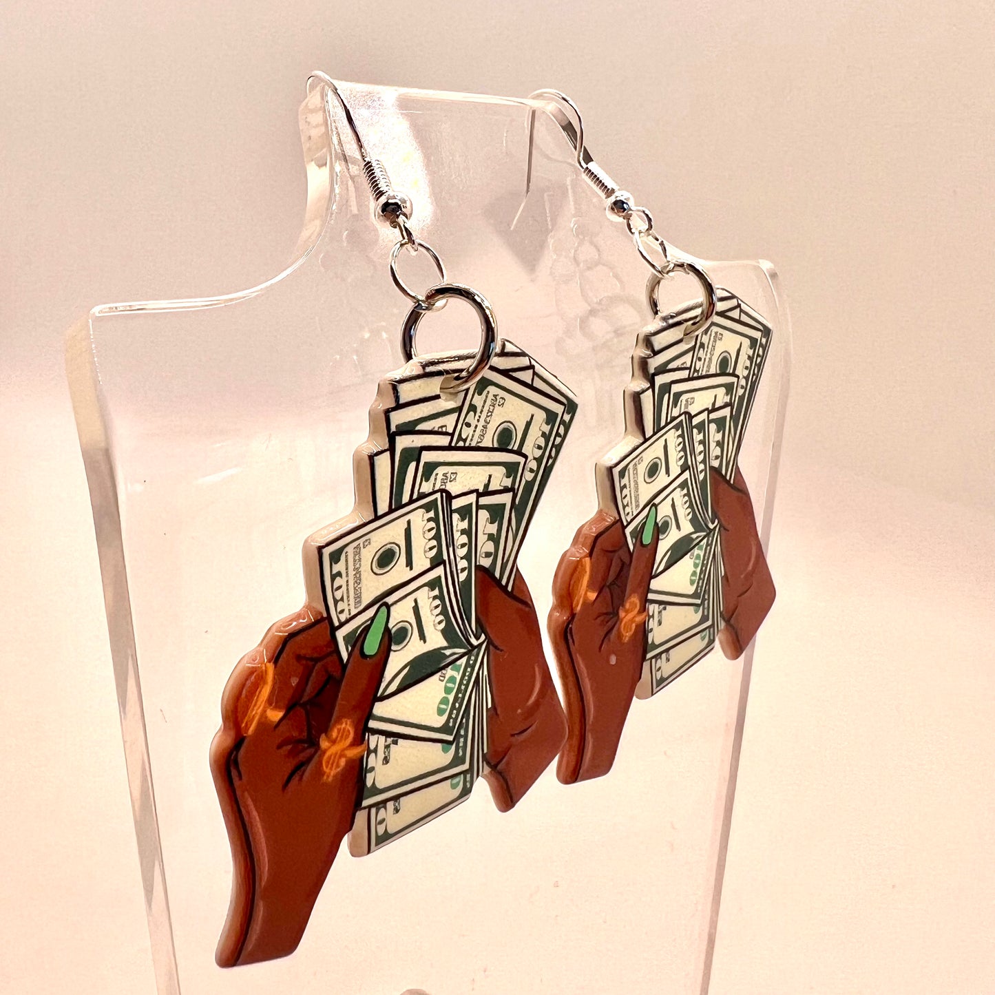 Boss Babe Money Earrings