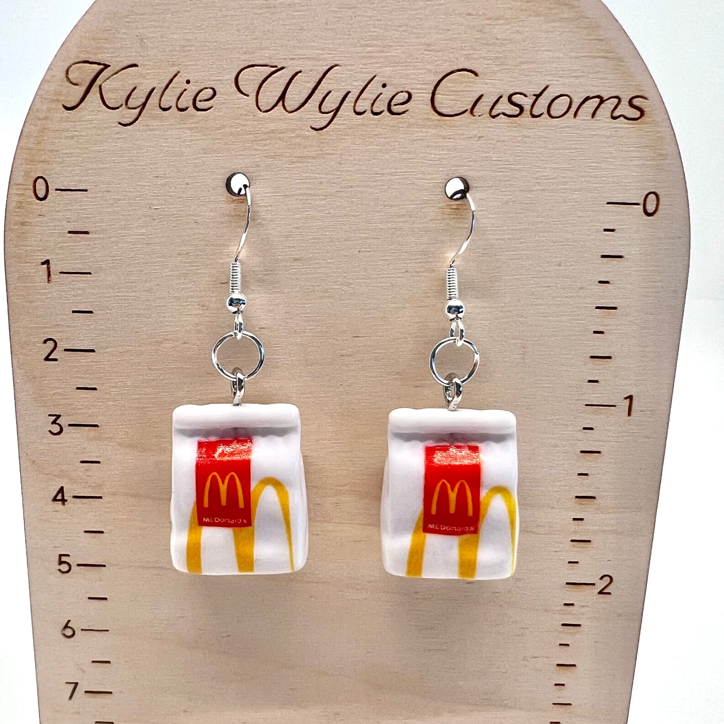 McDonalds Bag Earrings