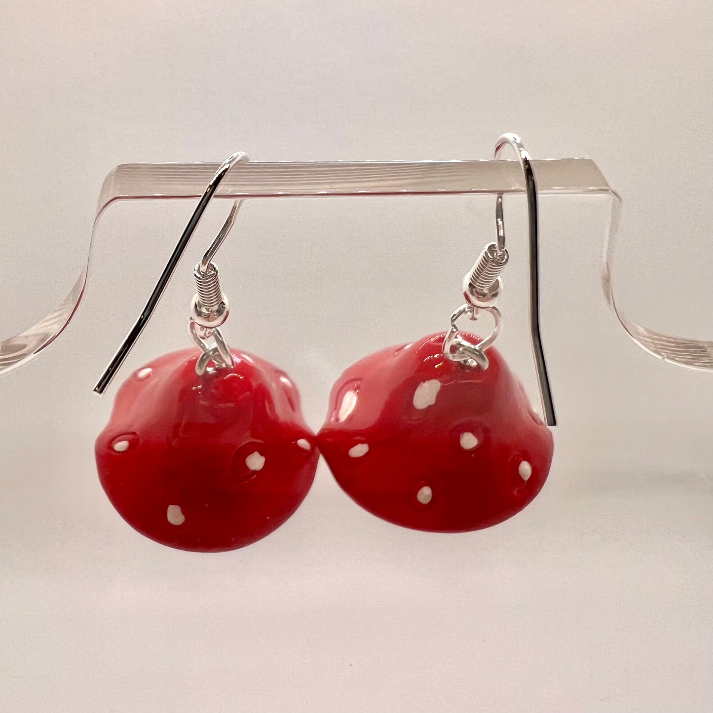 Large Mushroom Earrings