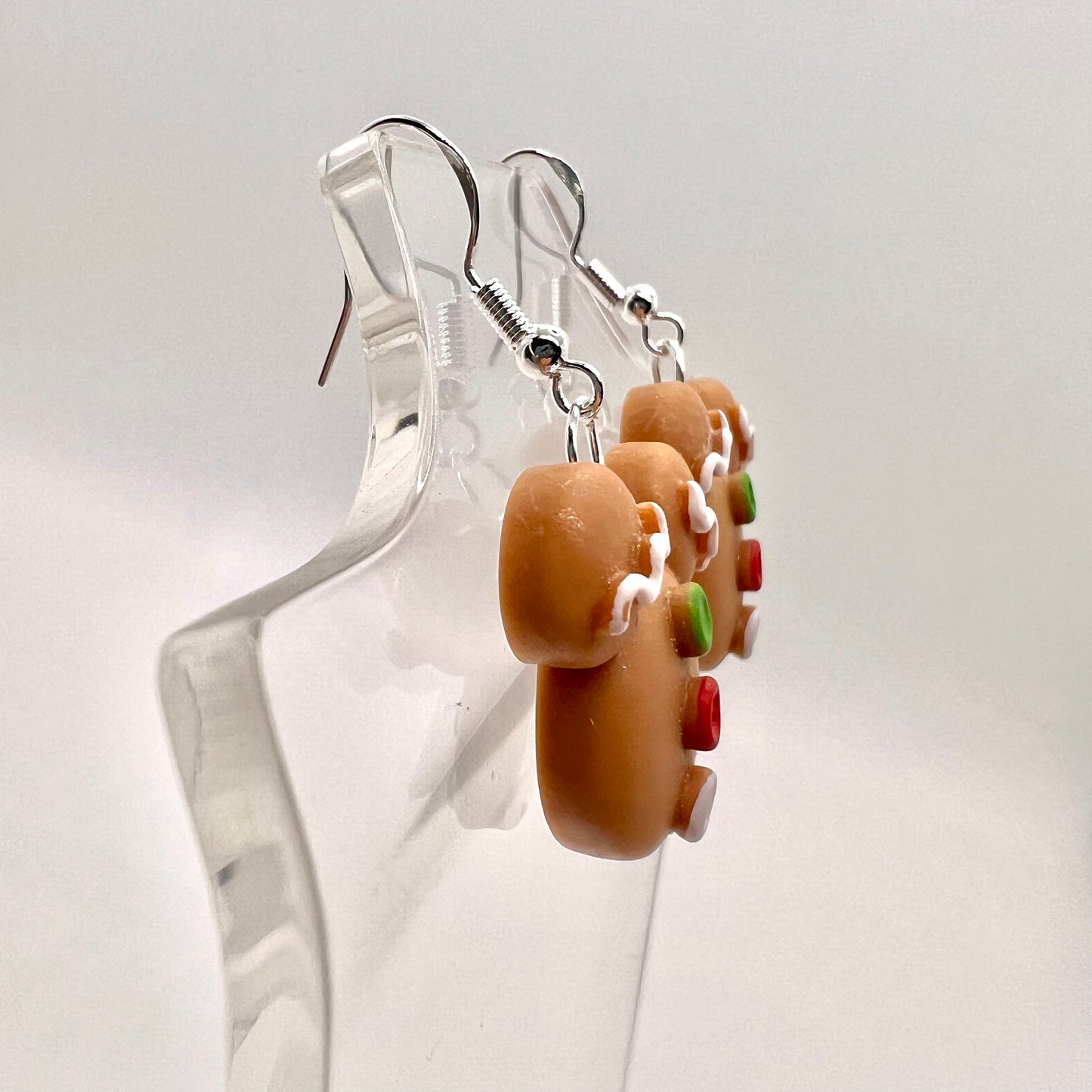 Gingerbread Mickey Earrings