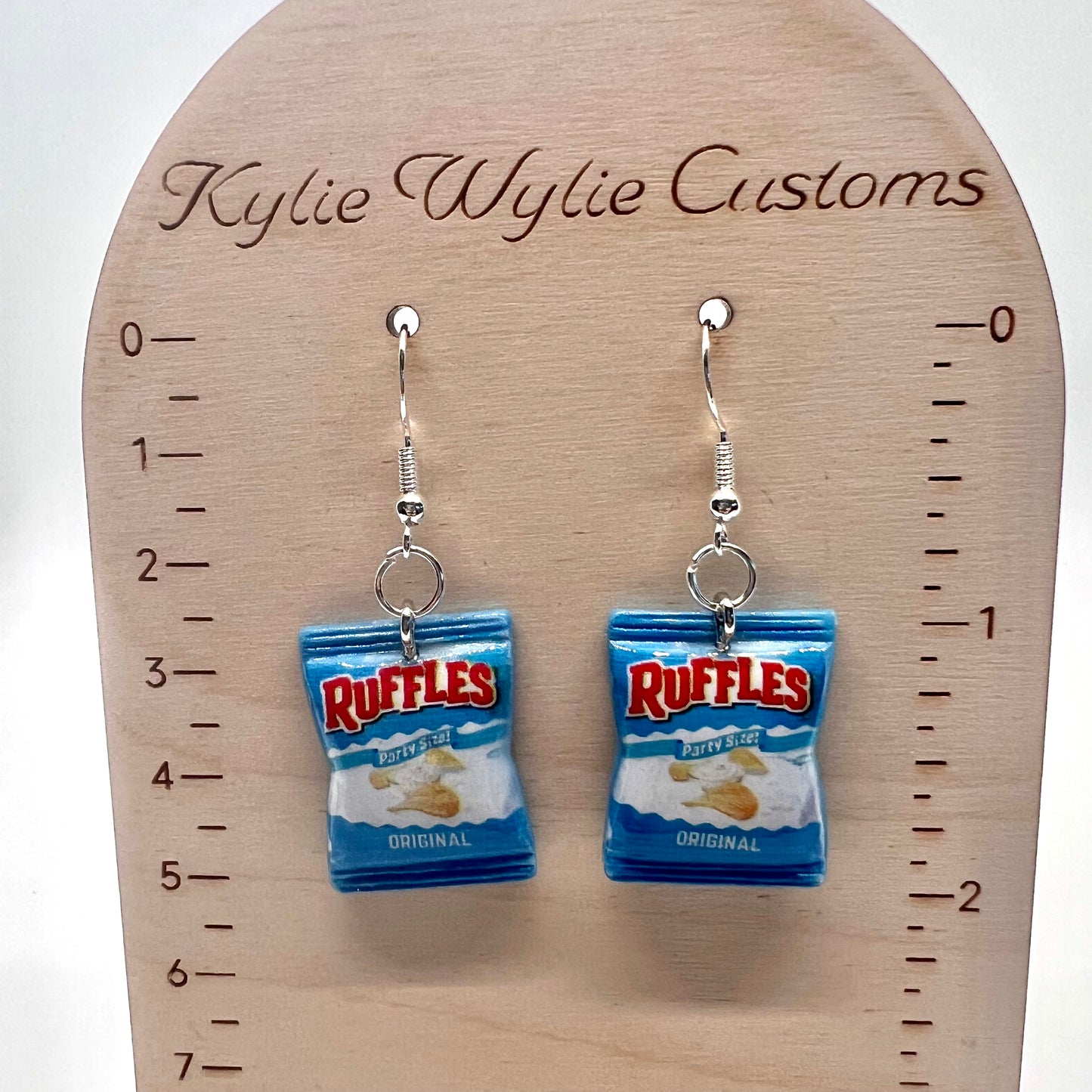 Ruffles Chip Bag Earrings