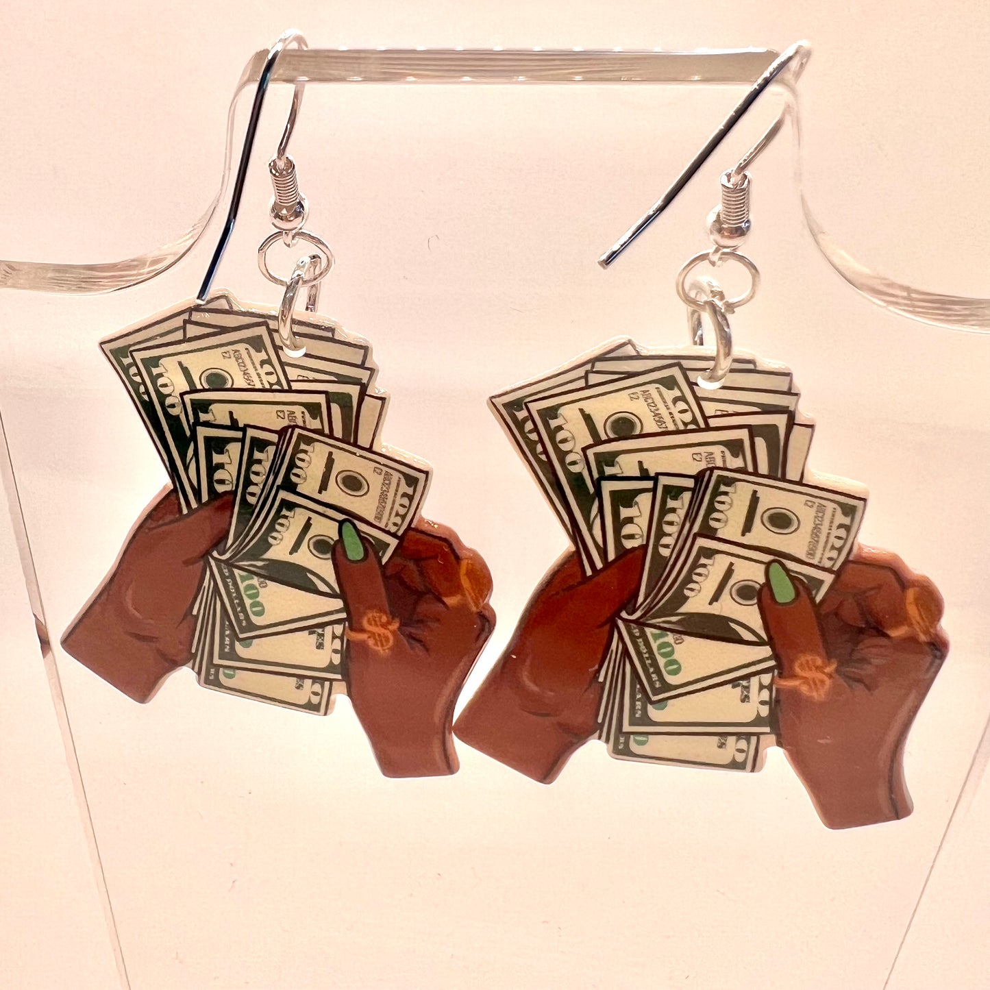 Boss Babe Money Earrings