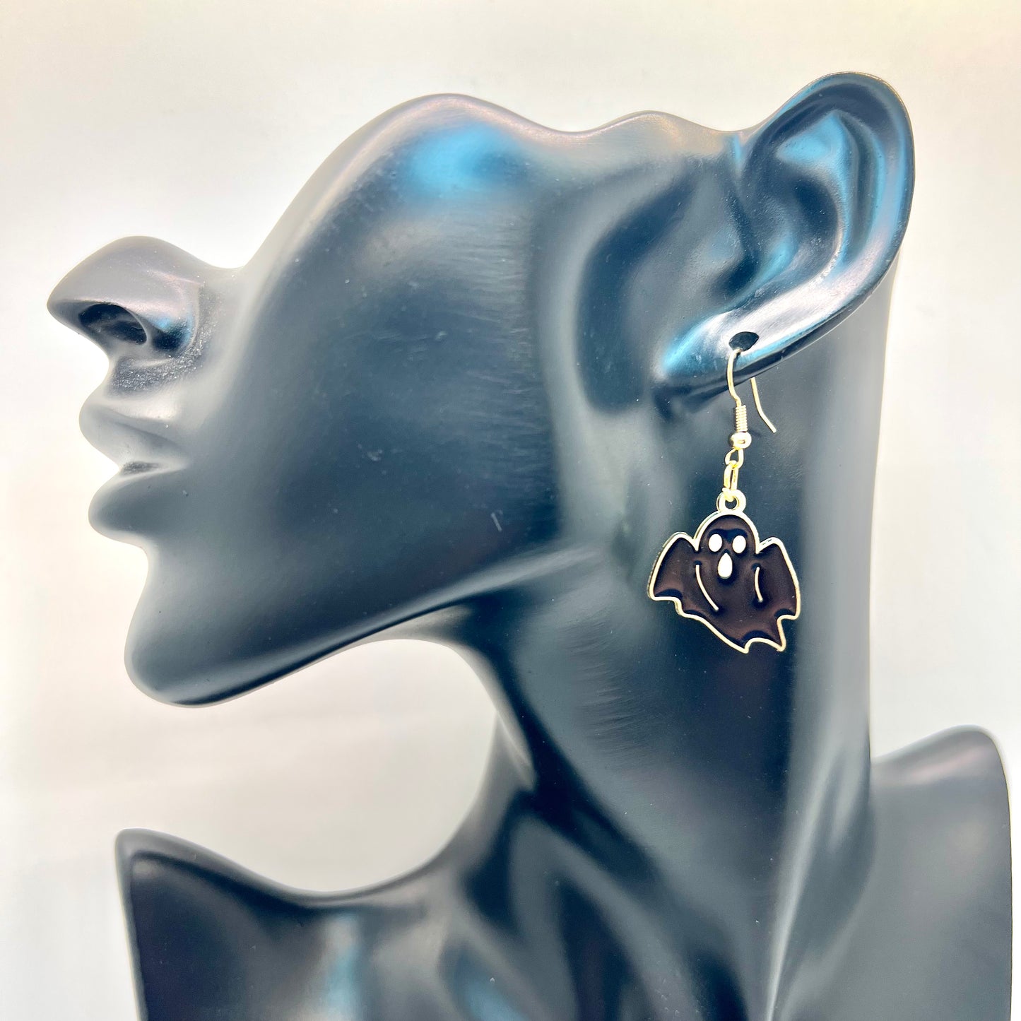 Black Bat Earrings