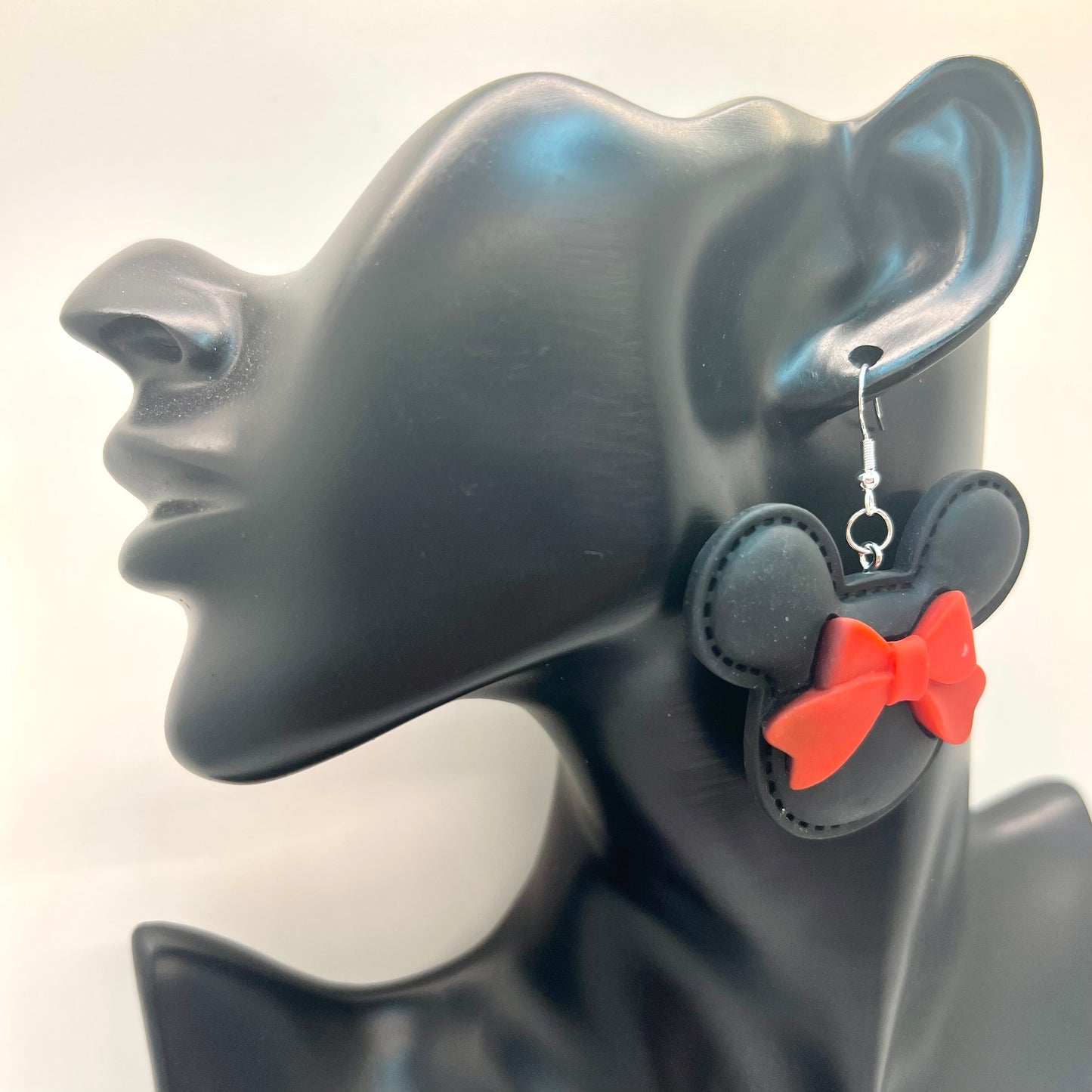 Oversized Mickey Head Earrings
