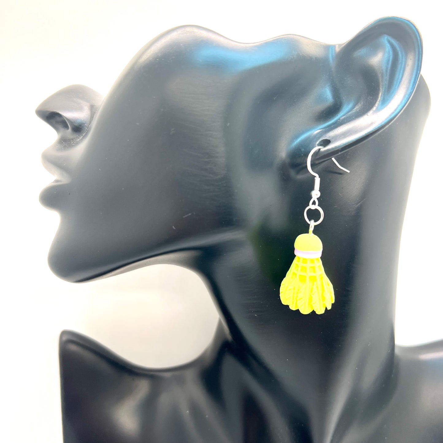 Badminton Birdie Earrings