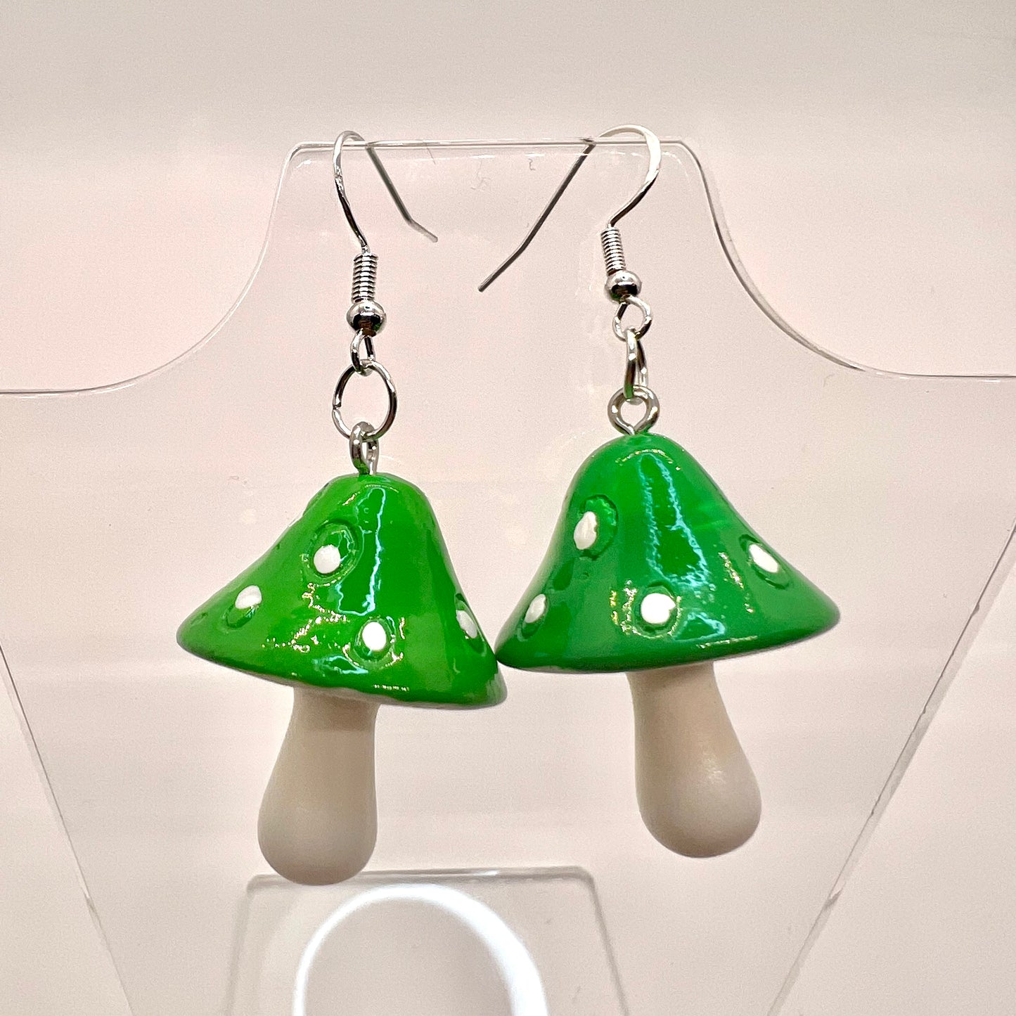 Large Mushroom Earrings