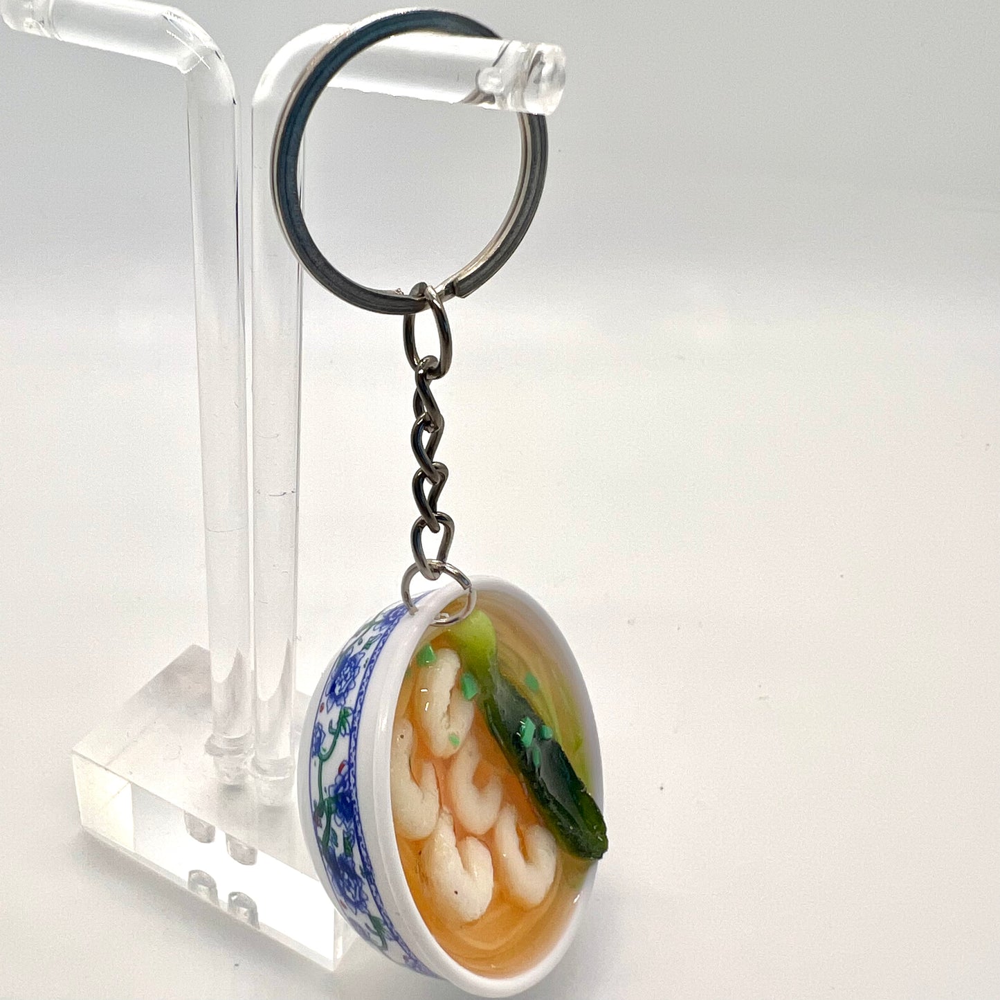 Shrimp Pho Bowl Keychain