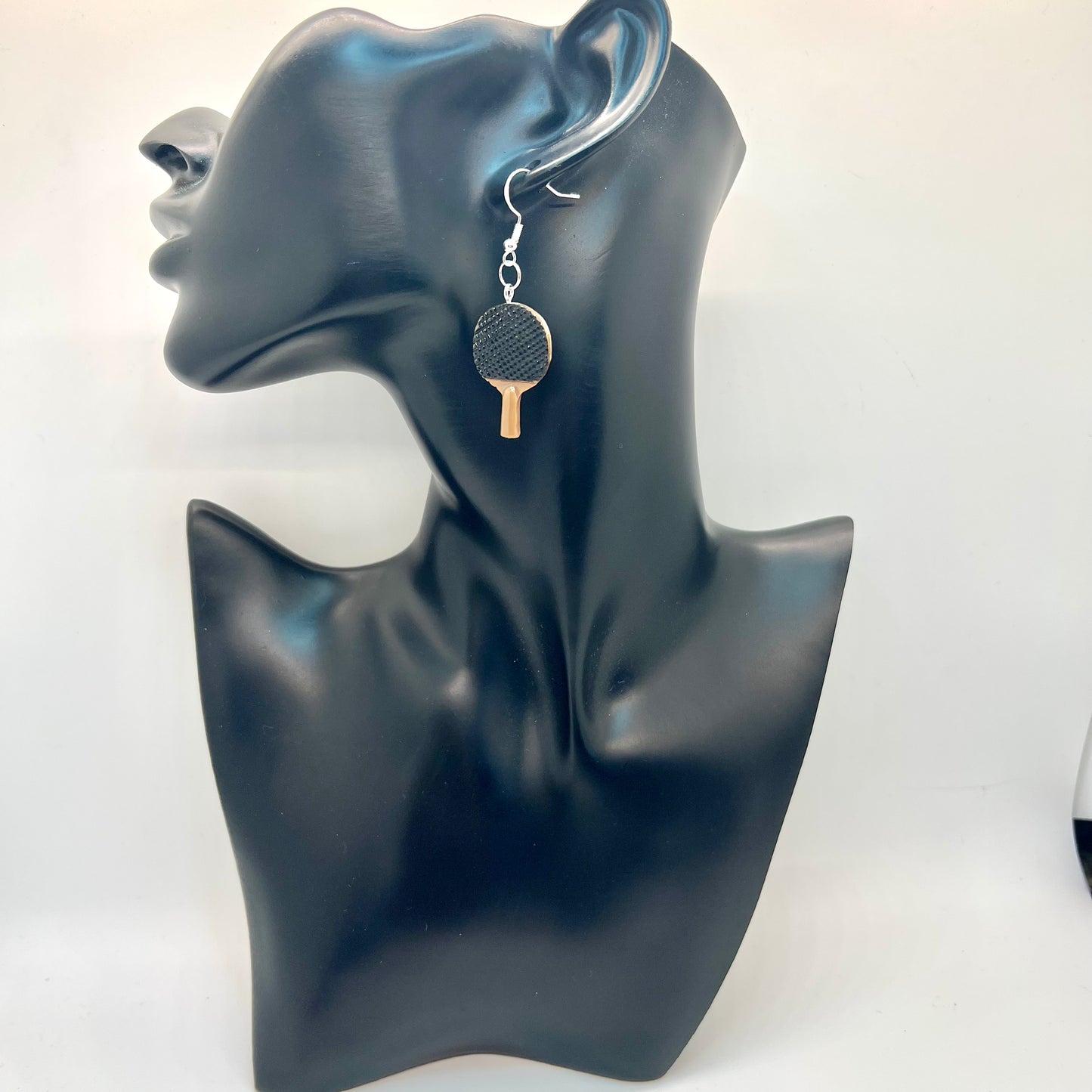 Ping Pong Paddle Earrings