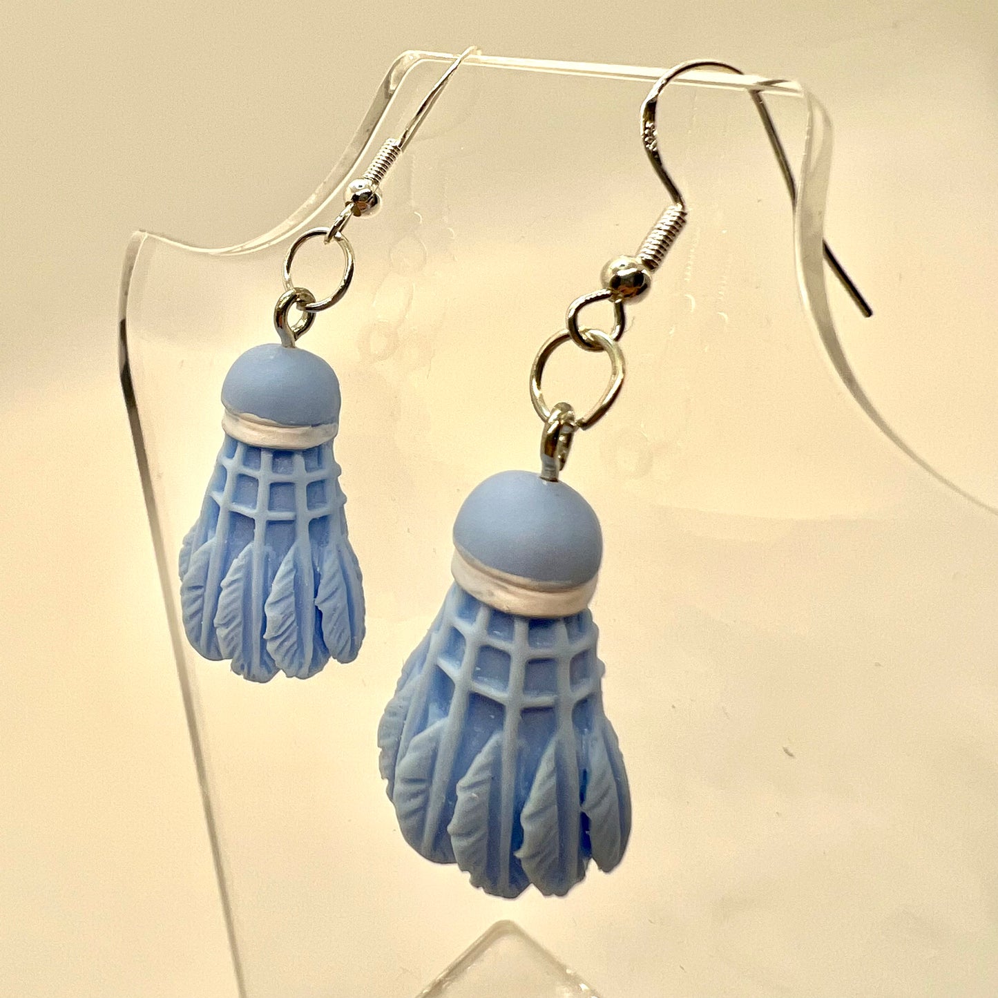 Badminton Birdie Earrings