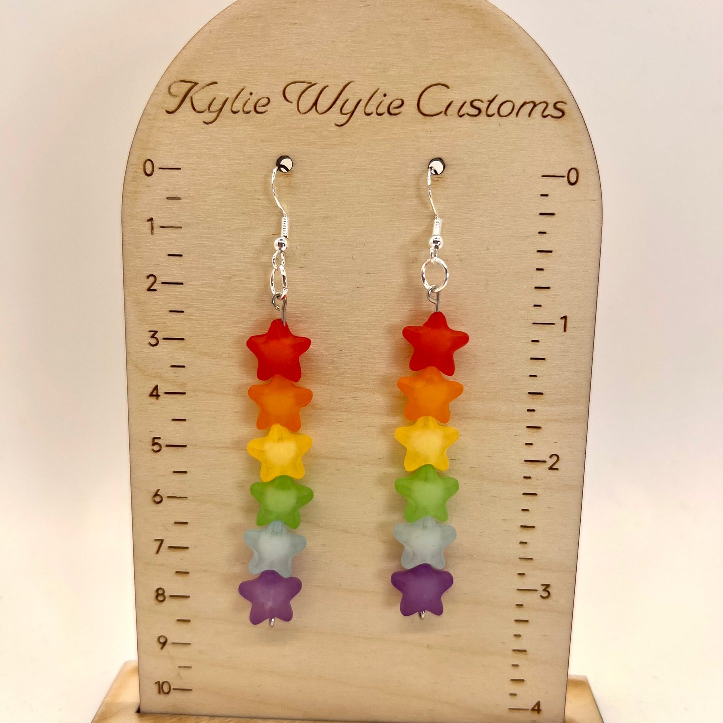 Rainbow Star Earrings