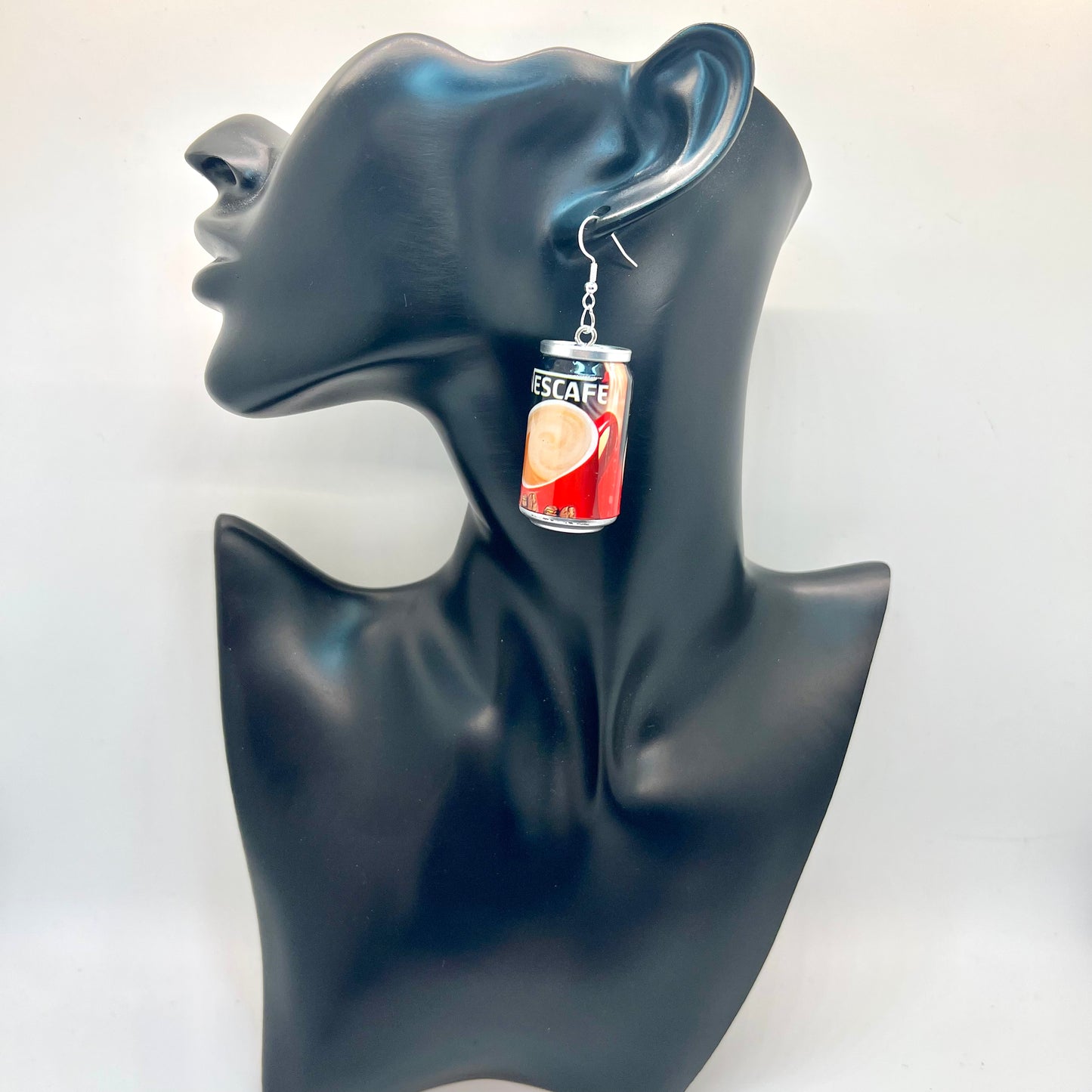 Nescafe Can Earrings