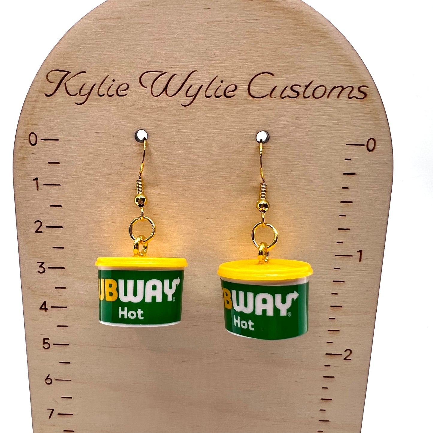 Subway Soup Cup Earrings