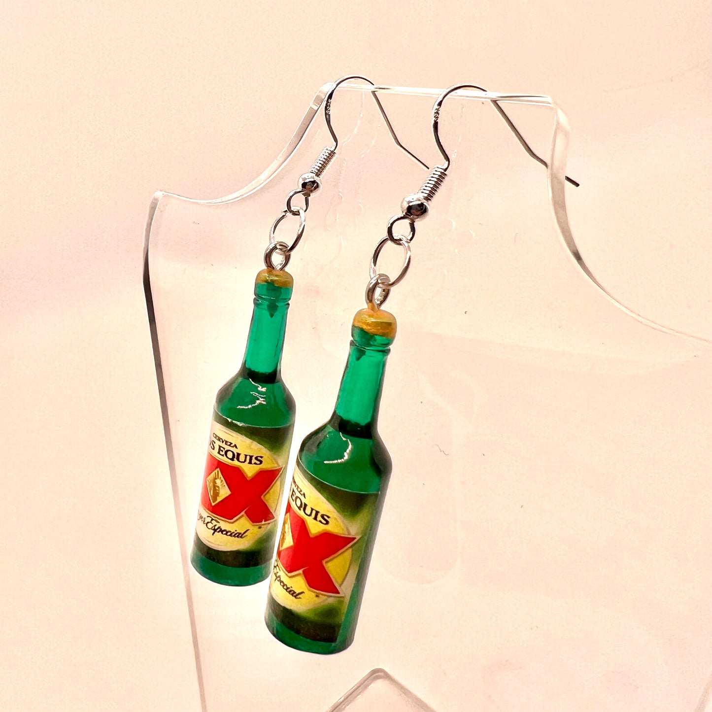 XX Dos Equis Bottle Earrings