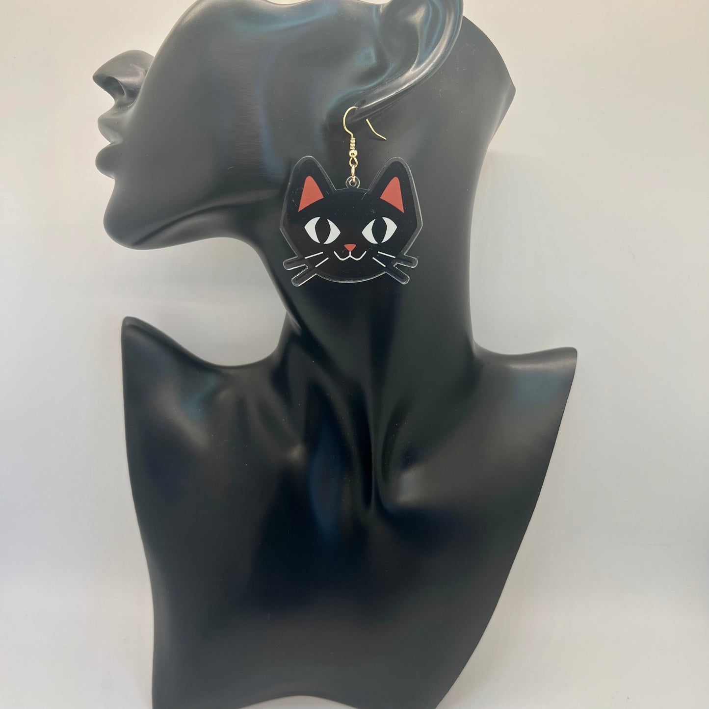 Black Cat Earrings