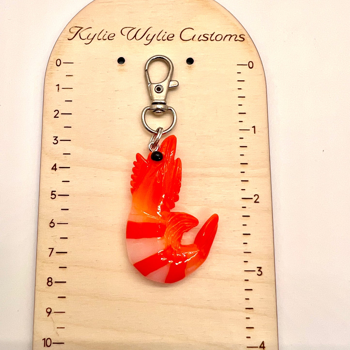 Large Shrimp Keychain