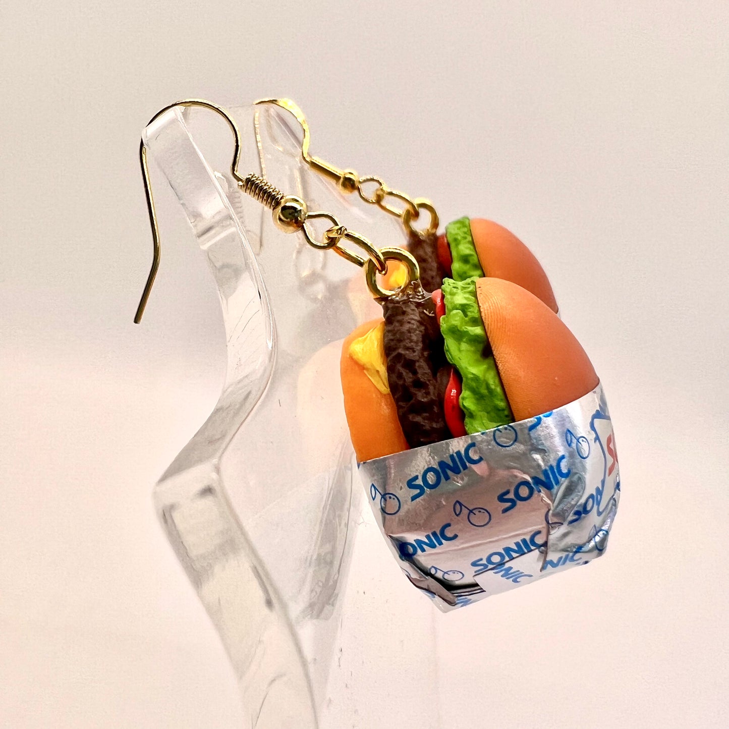 Sonic Burger Earrings