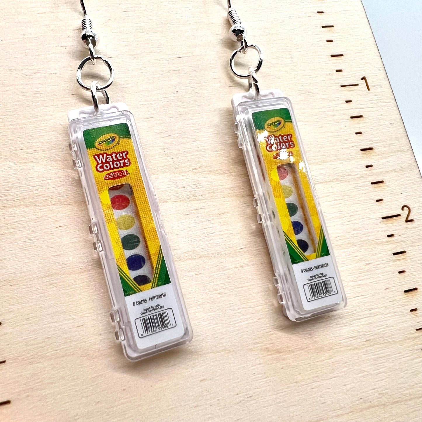 Crayola Paint Teacher Earrings