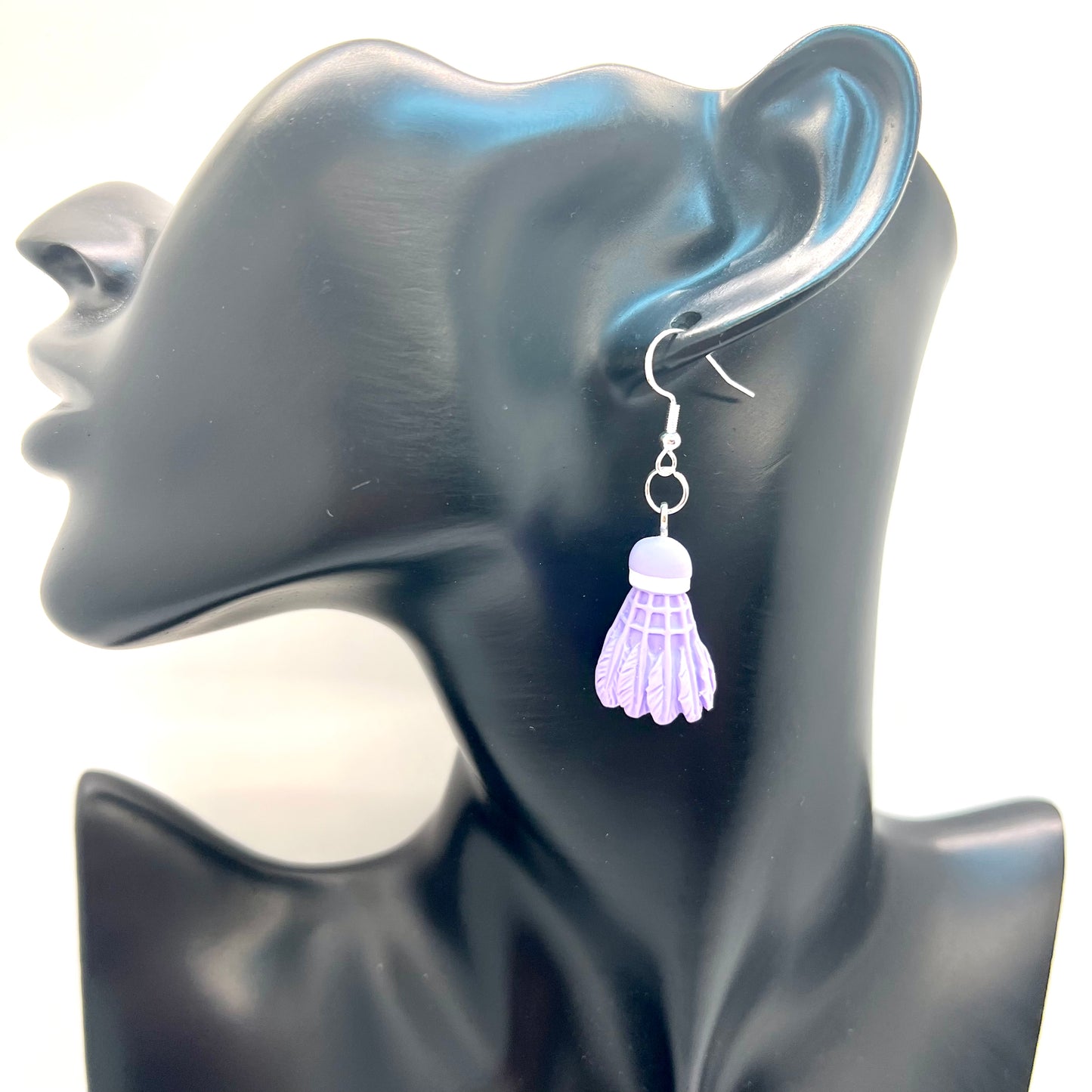 Badminton Birdie Earrings