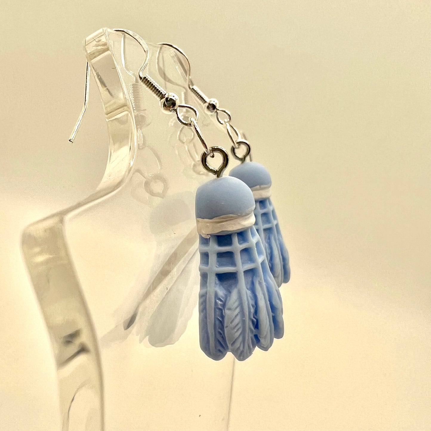 Badminton Birdie Earrings