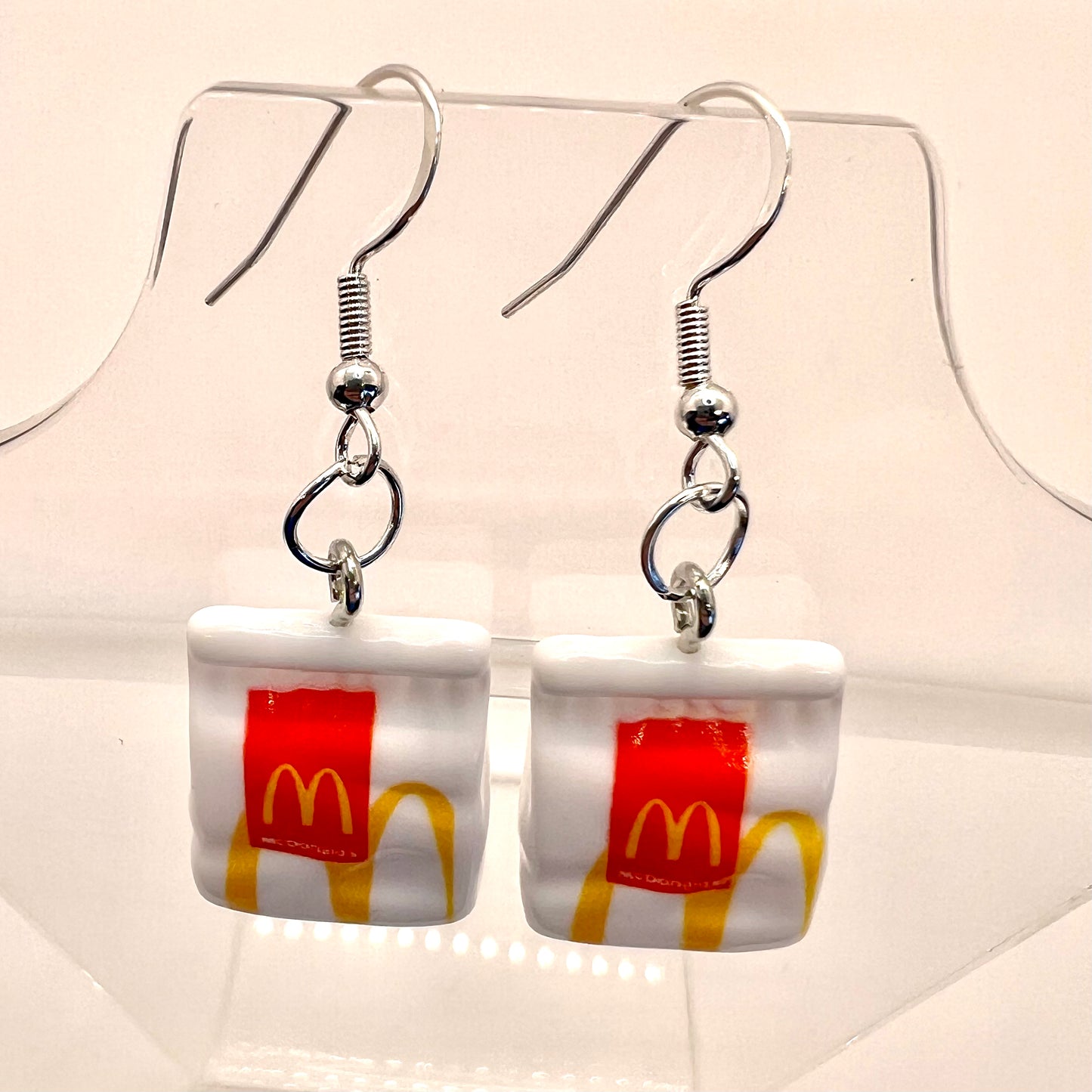 McDonalds Bag Earrings