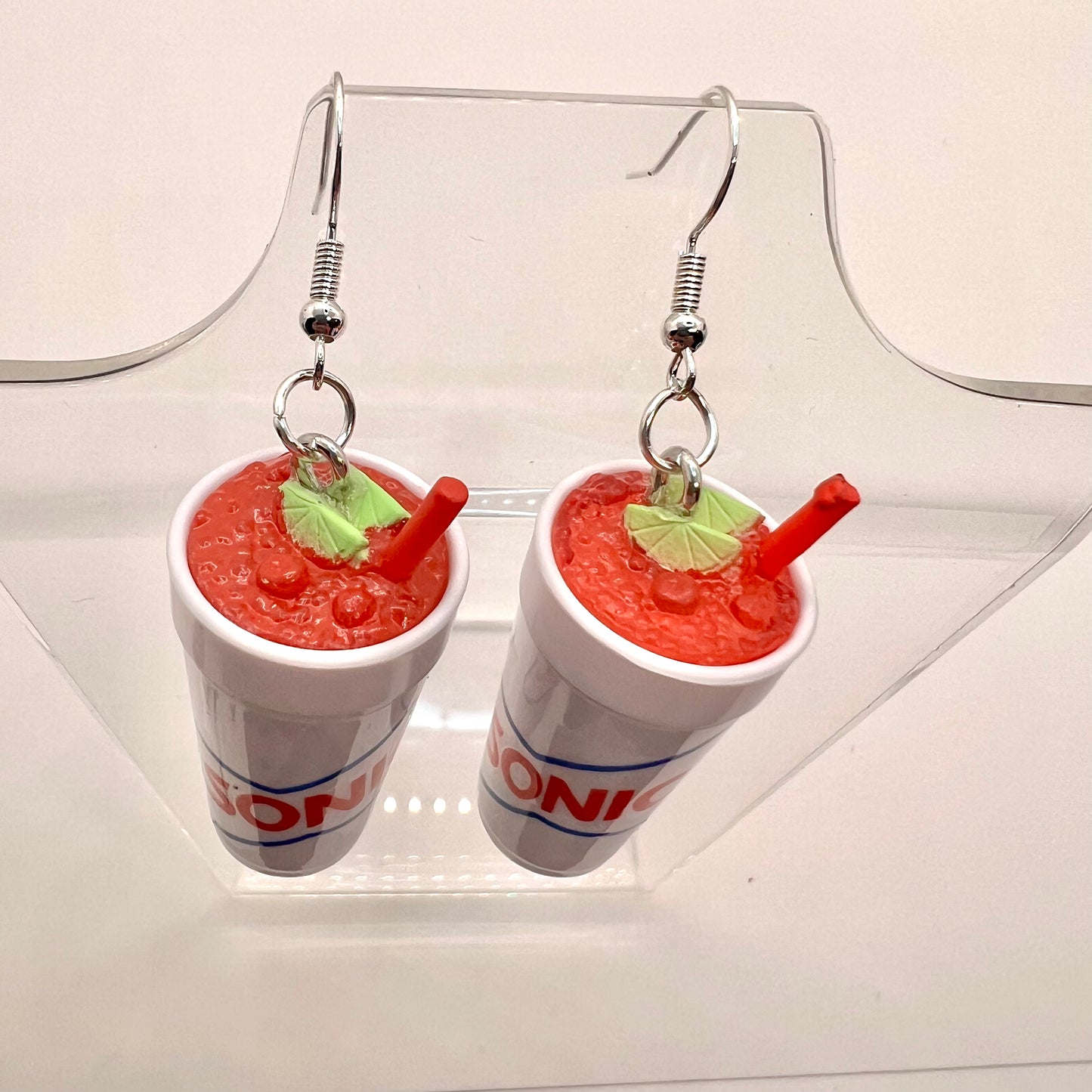 Sonic Slushy Cup Earrings