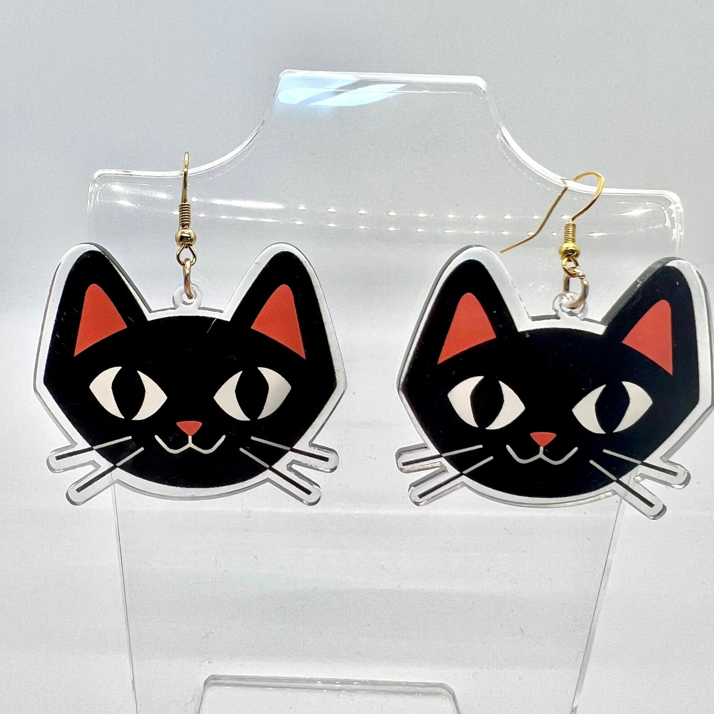 Black Cat Earrings