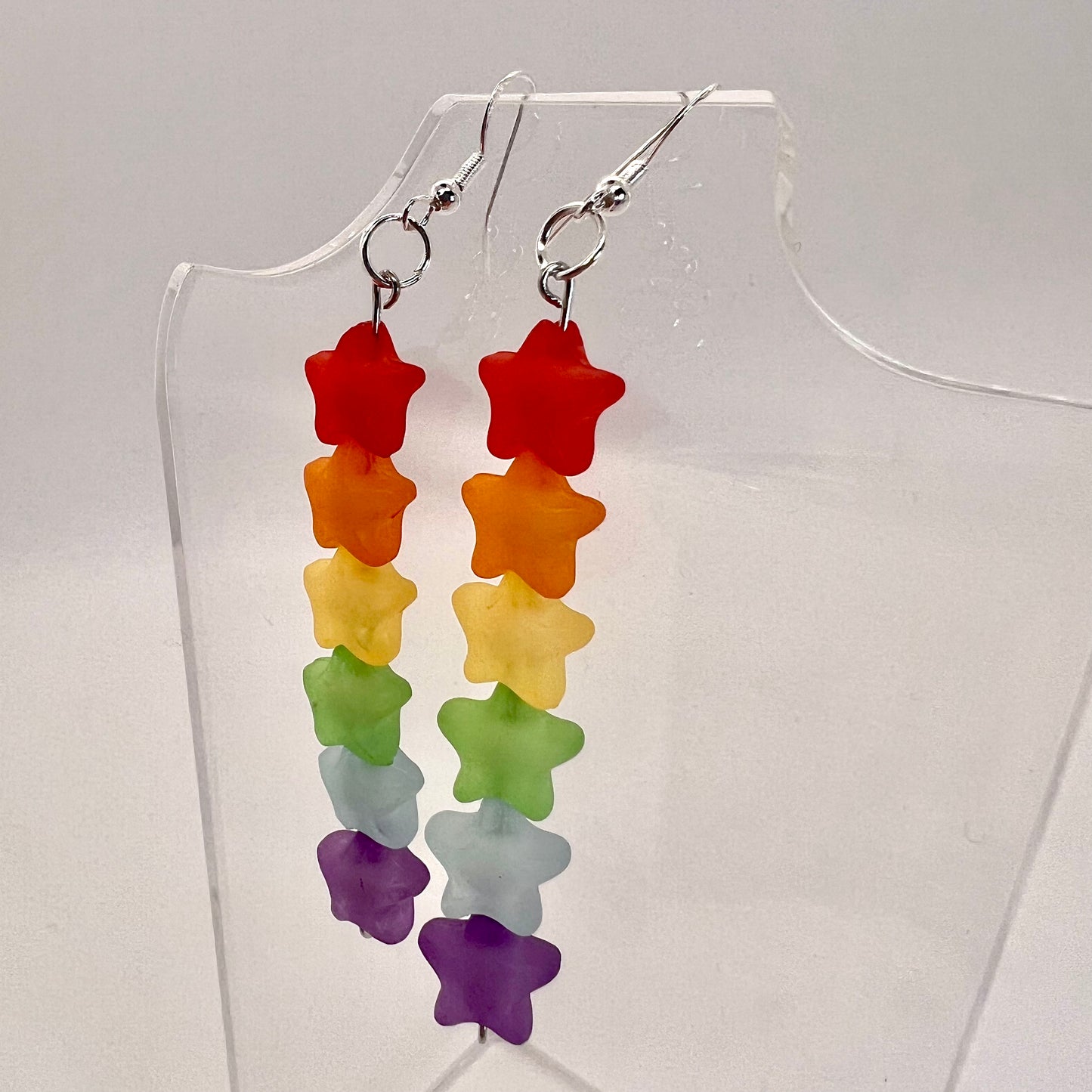 Rainbow Star Earrings