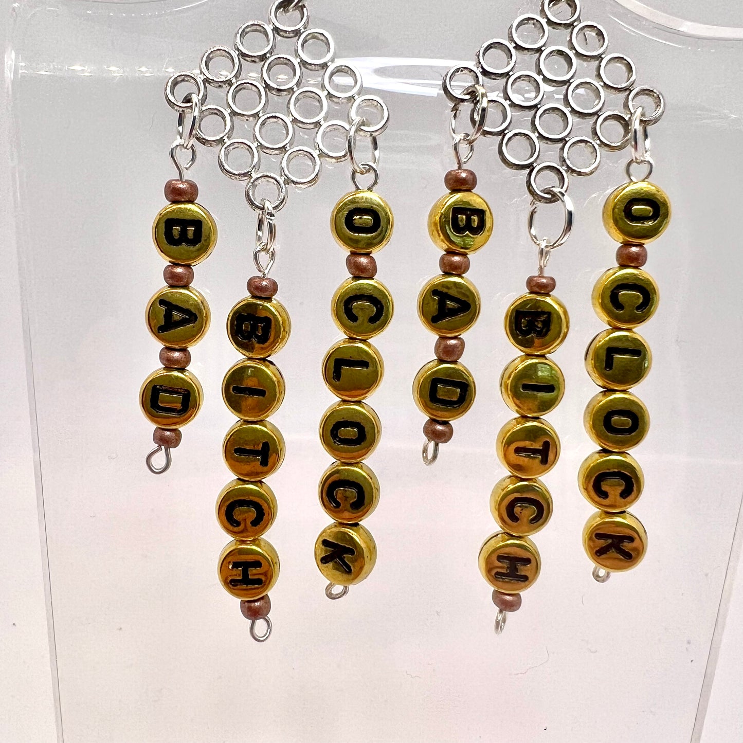 Lizzo “Bad B*tch Oclock” Earrings