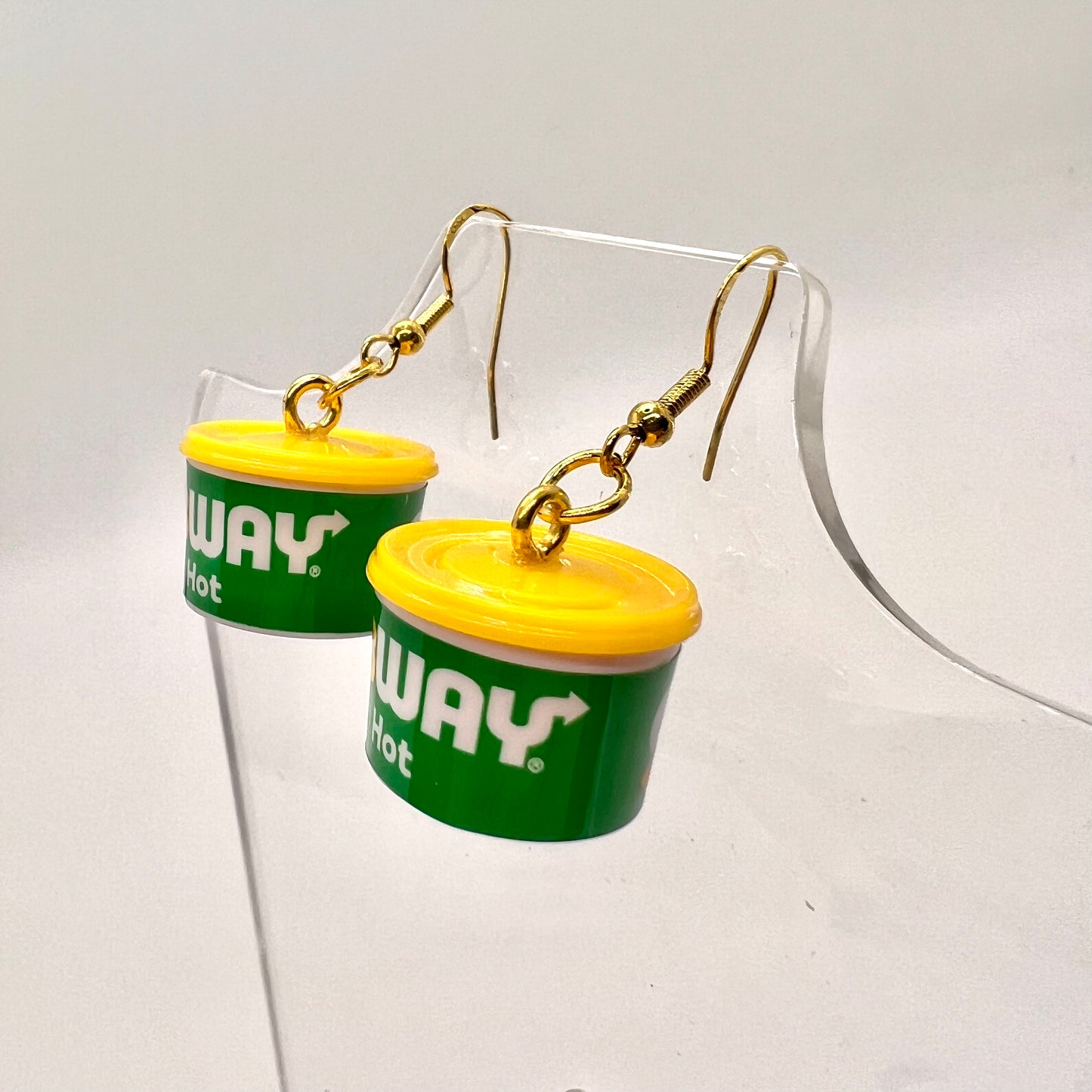 Subway Soup Cup Earrings
