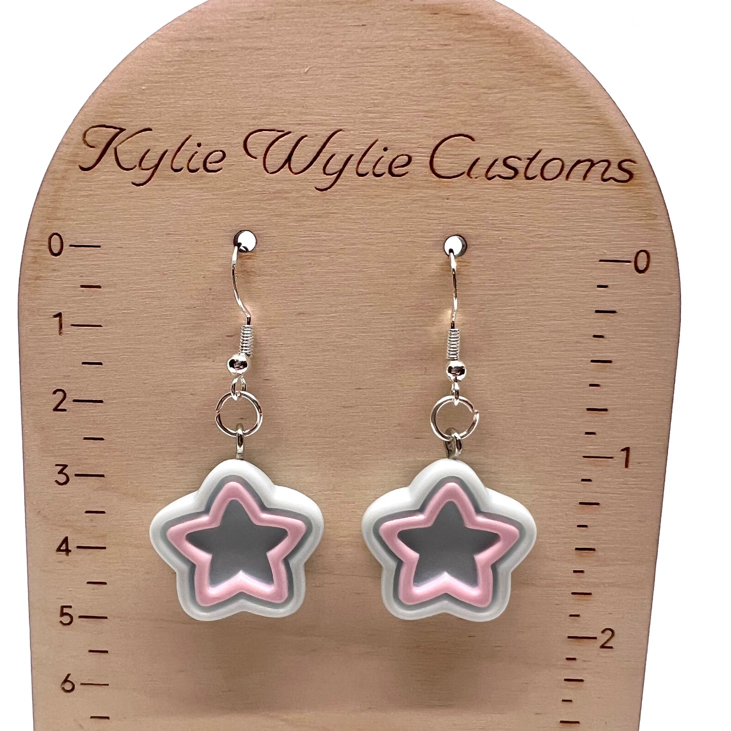 Pastel Star Earrings