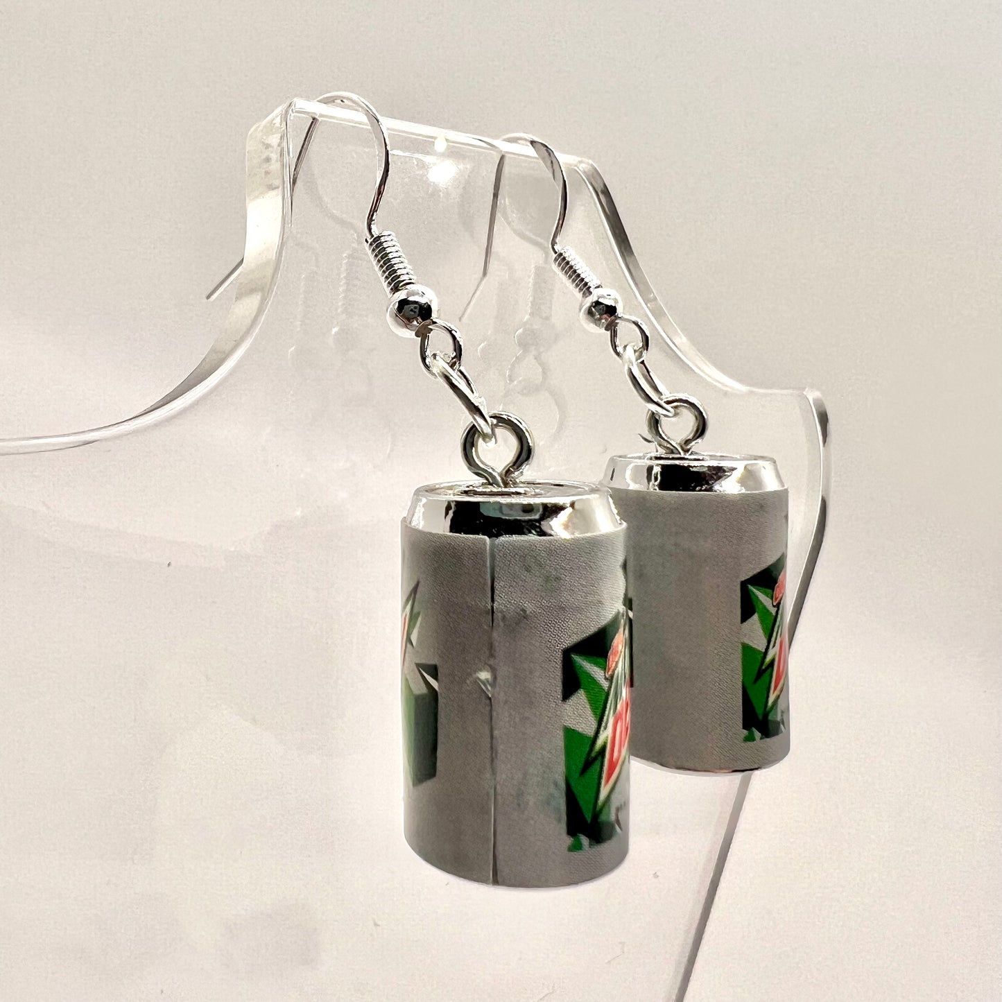 Diet Mt Dew Soda Can Earrings