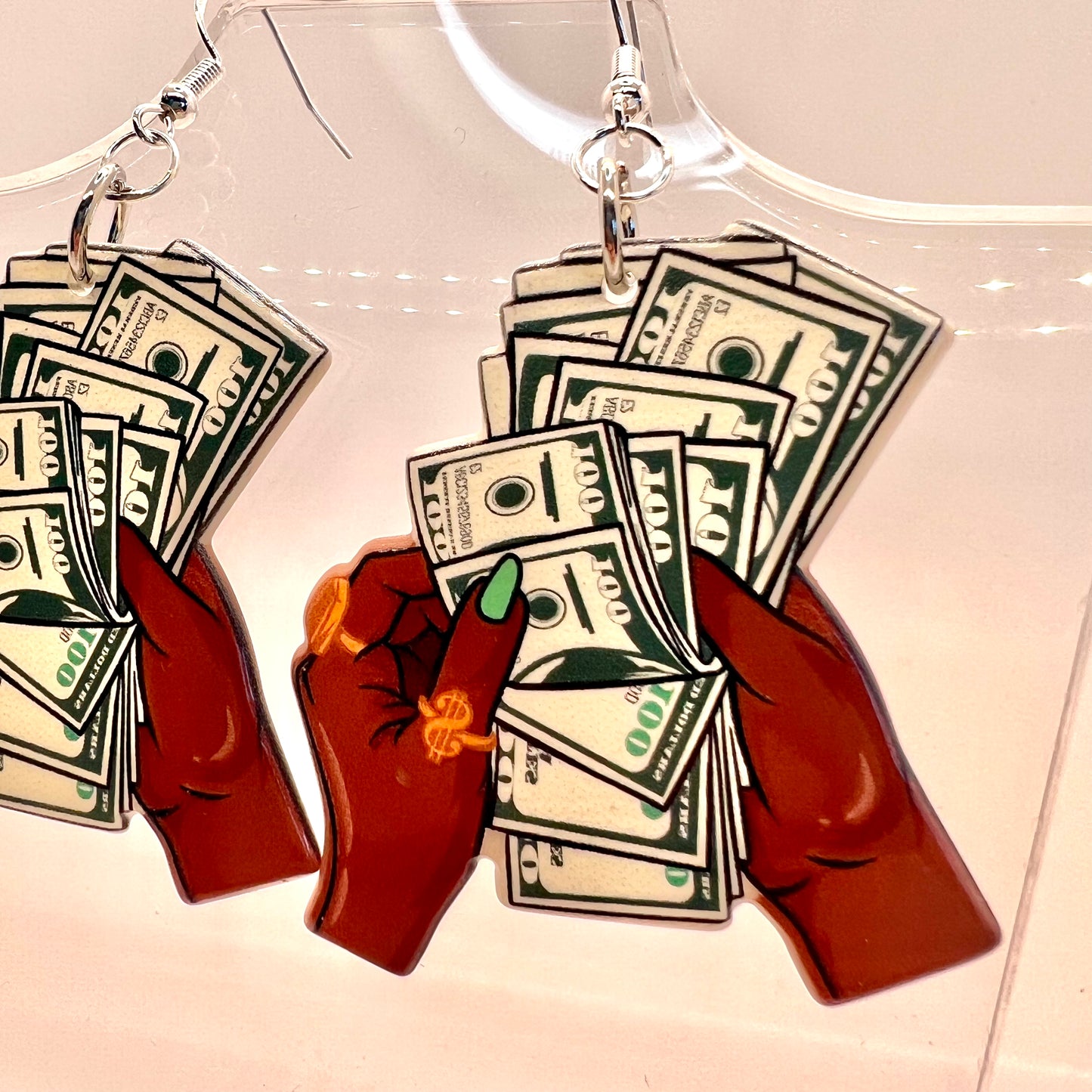 Boss Babe Money Earrings