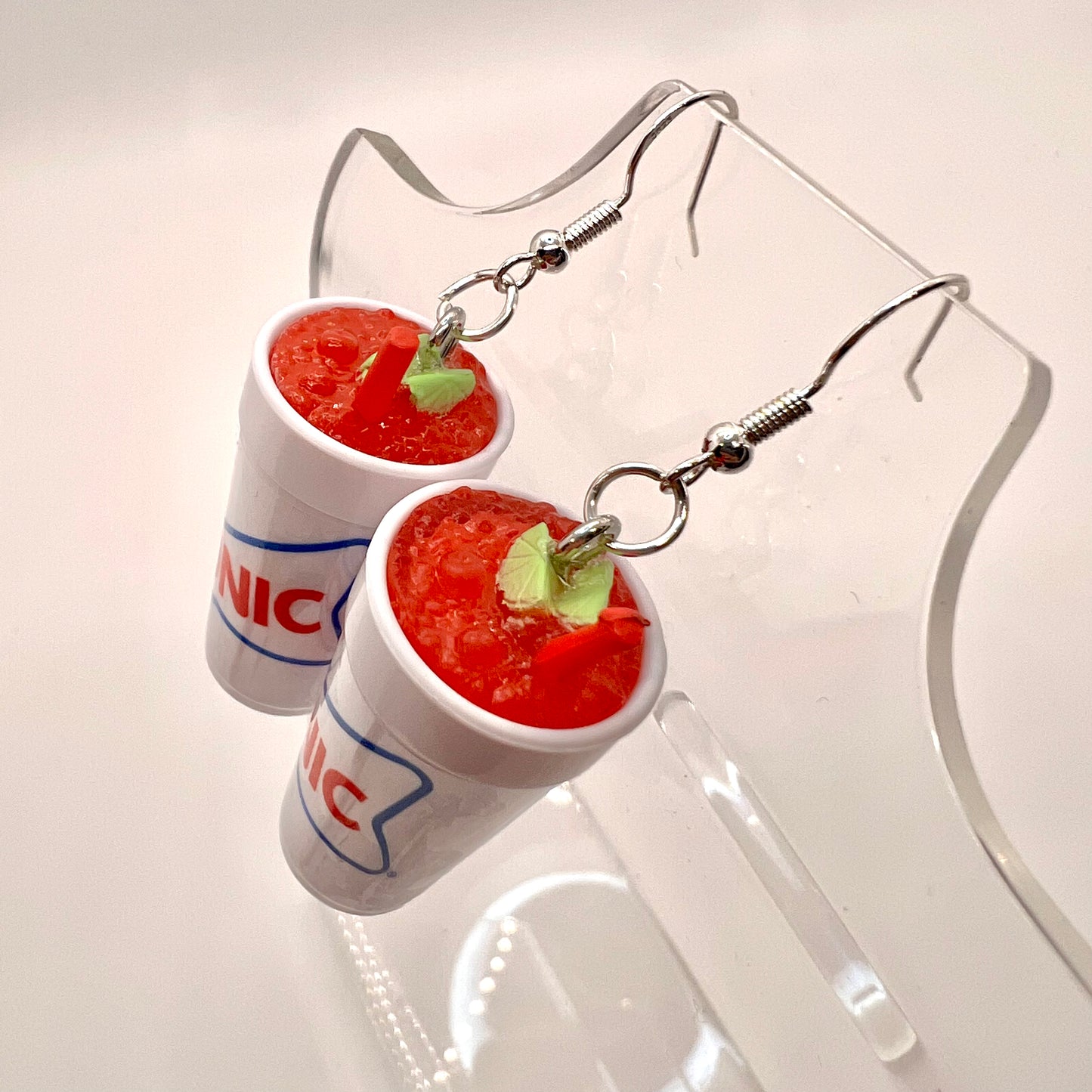 Sonic Slushy Cup Earrings