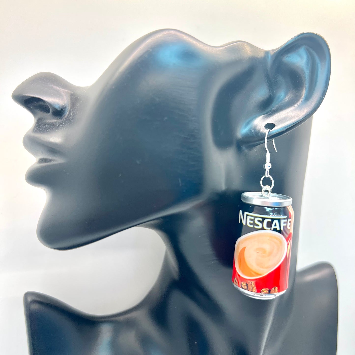Nescafe Can Earrings