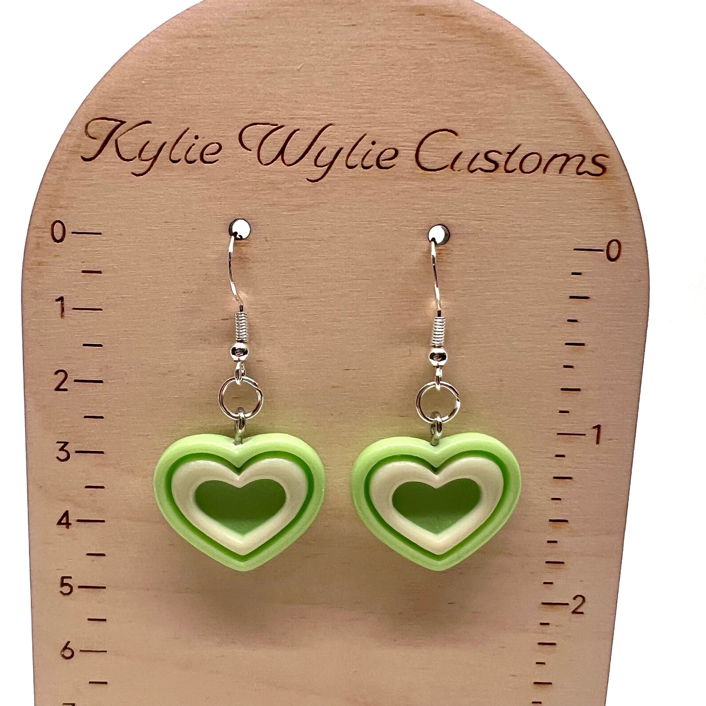 Pastel Heart Earrings