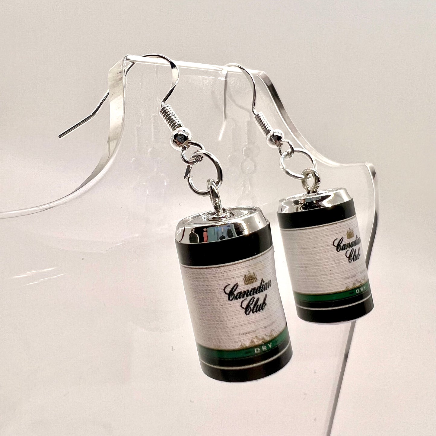 Canadian Club Can Earrings