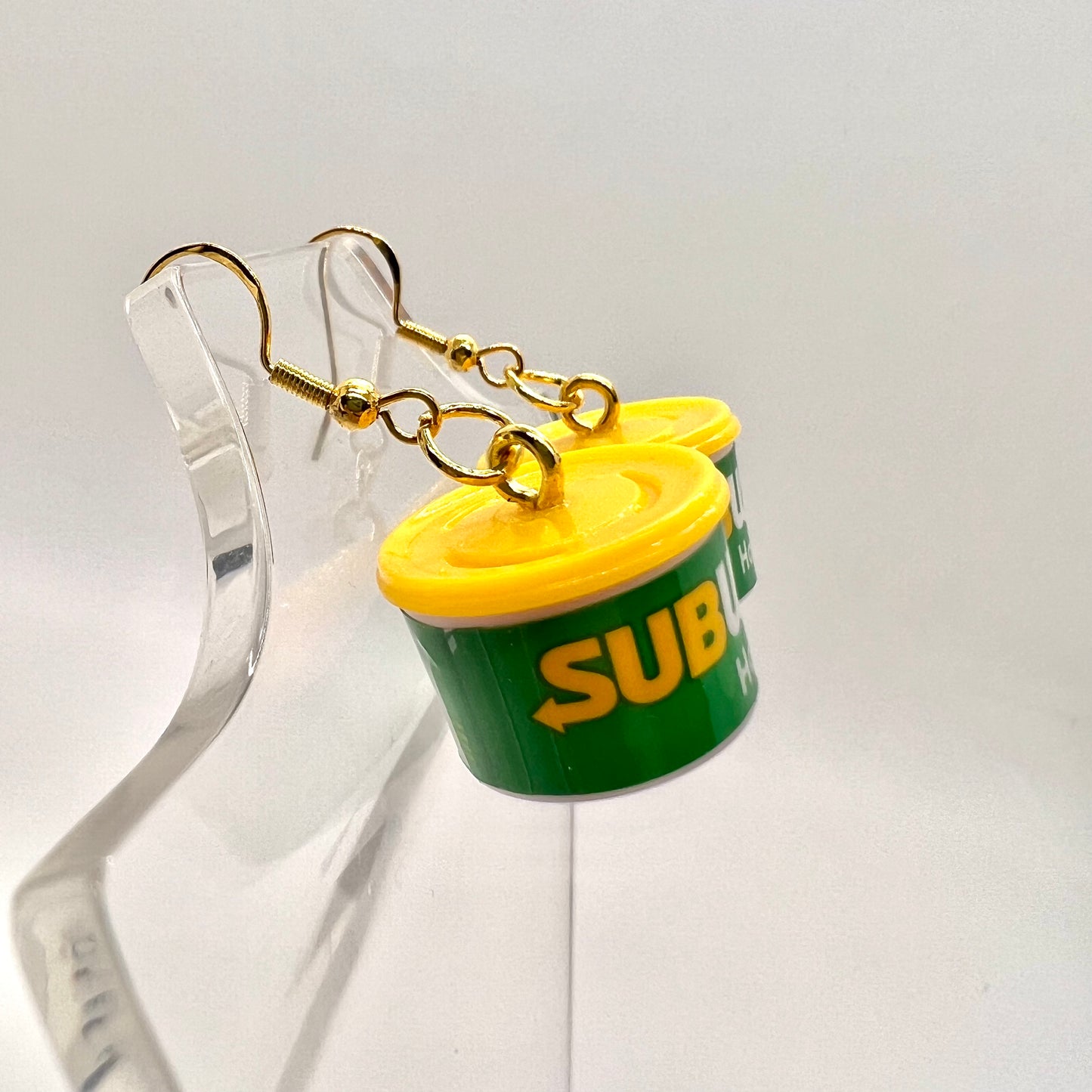 Subway Soup Cup Earrings