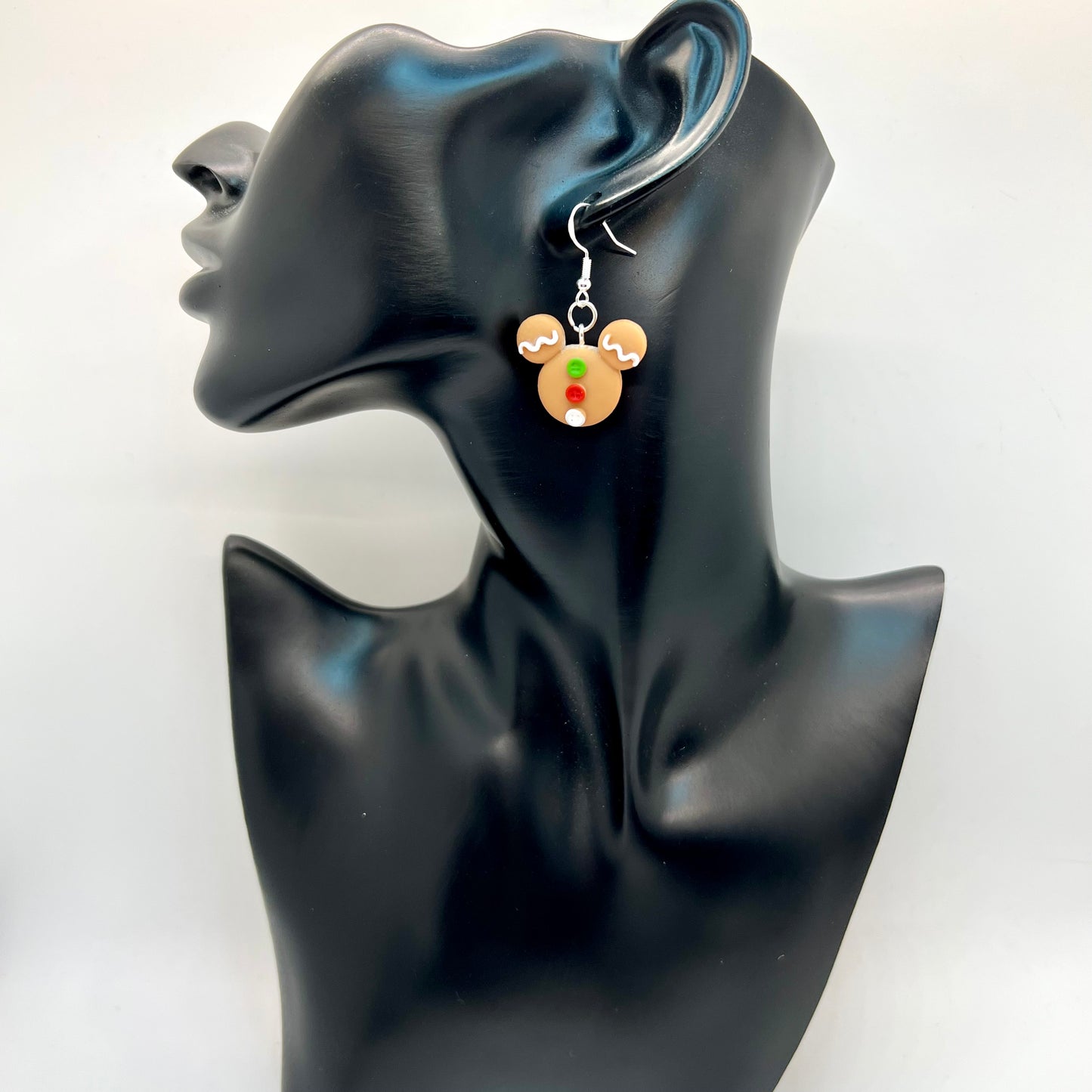 Gingerbread Mickey Earrings