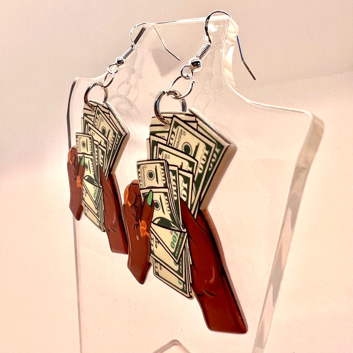 Boss Babe Money Earrings