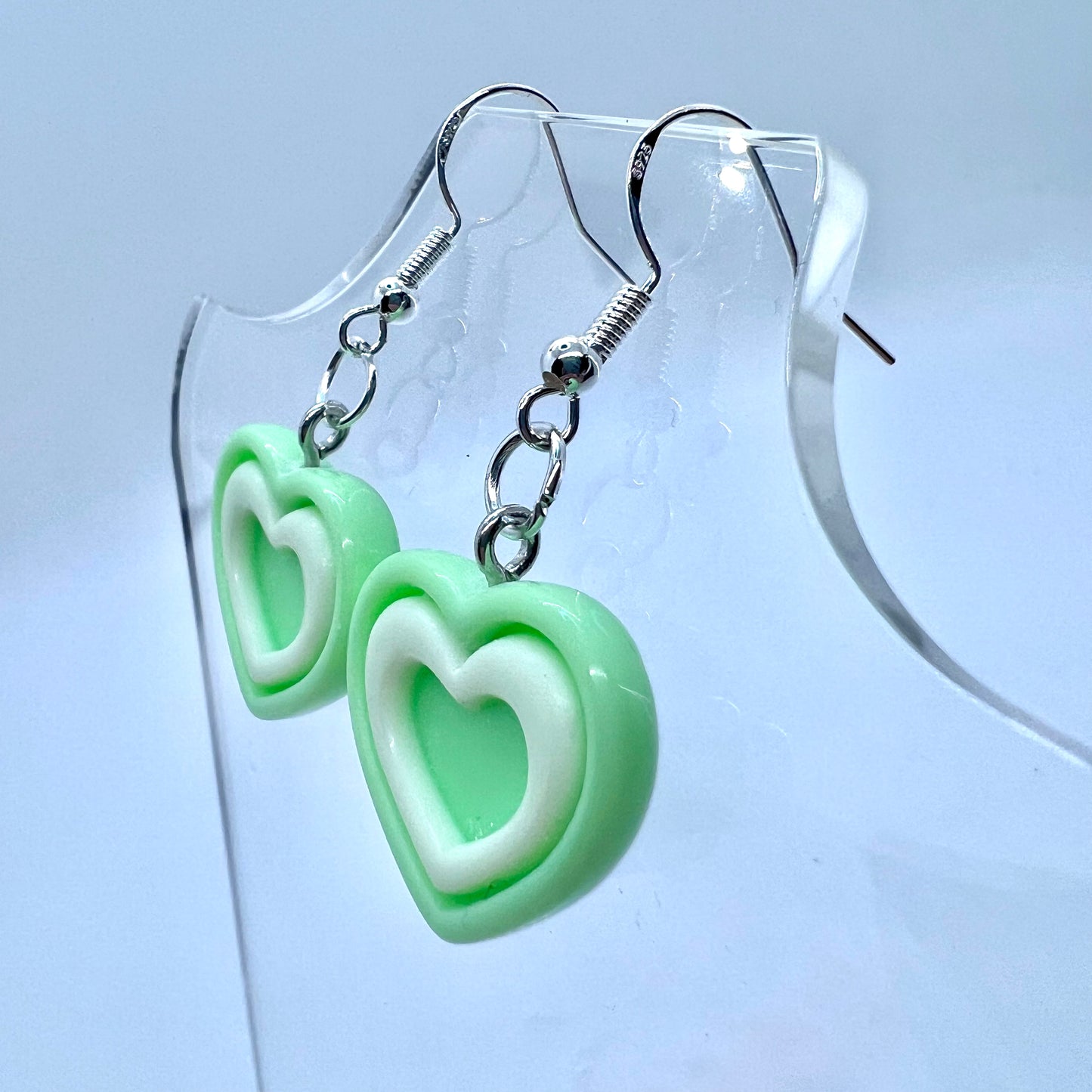 Pastel Heart Earrings