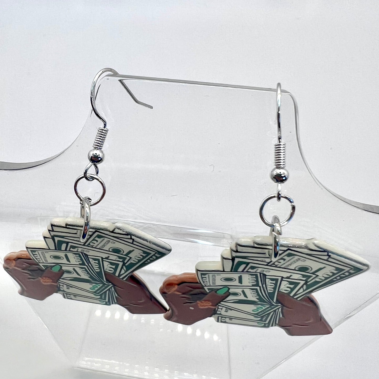 Boss Babe Money Earrings